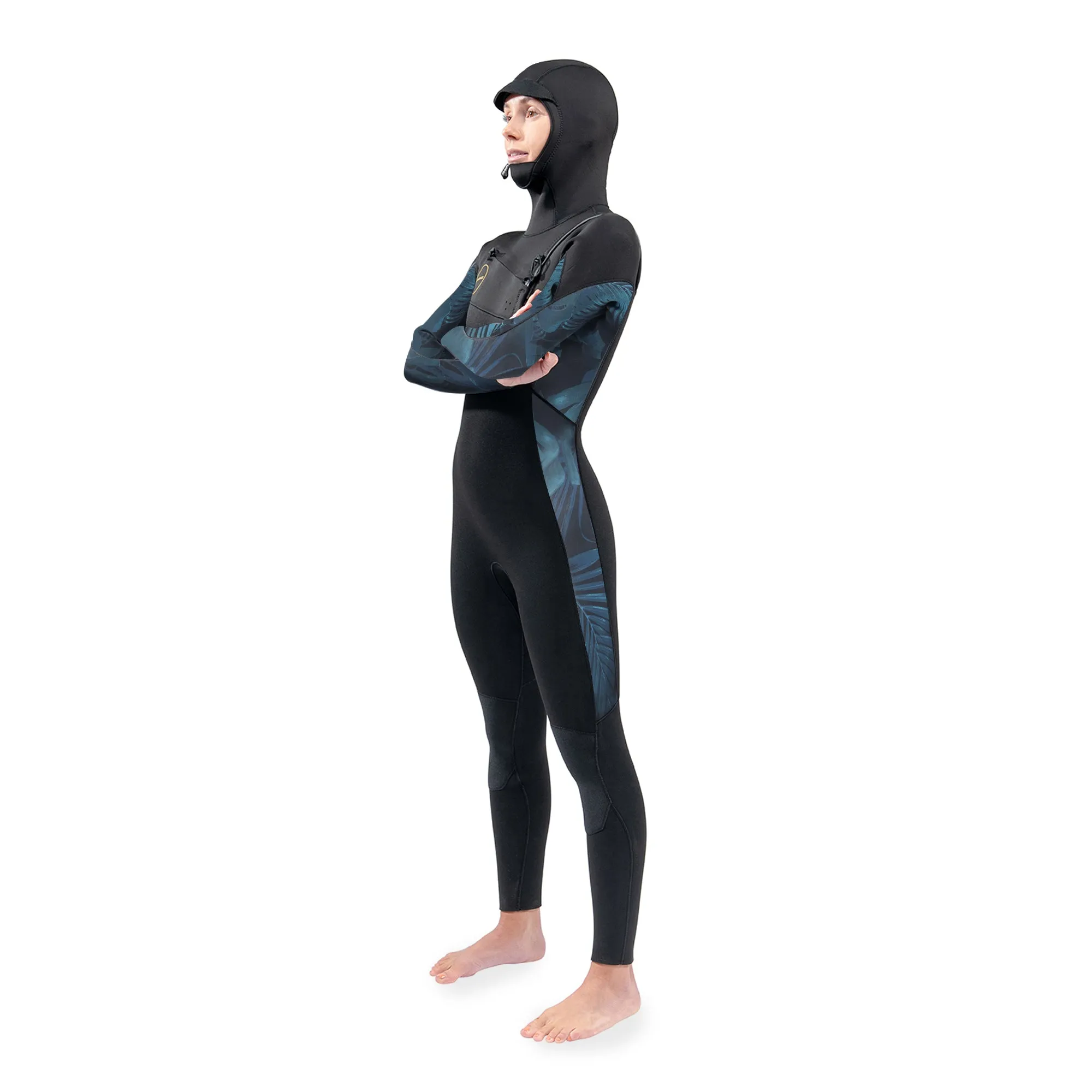 Quantum Chest Zip Hooded Wetsuit 5/4/3mm - Women's sold by Dakine product image thumbnail 3