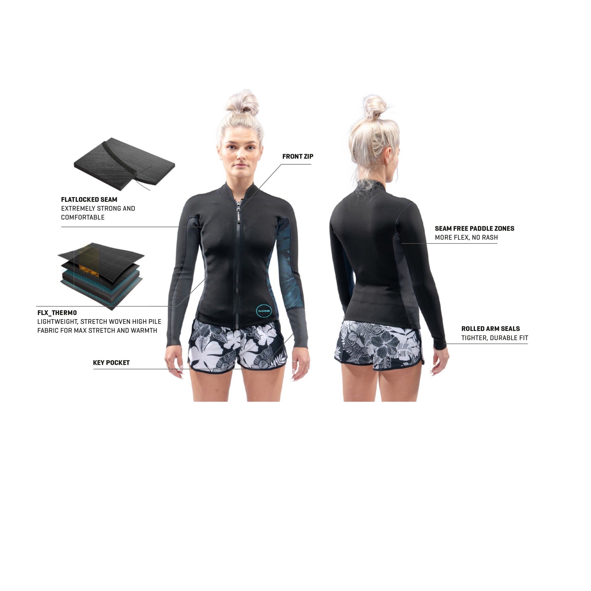 Mission 1mm Jacket Long Sleeve - Women's sold by Dakine product image thumbnail 5