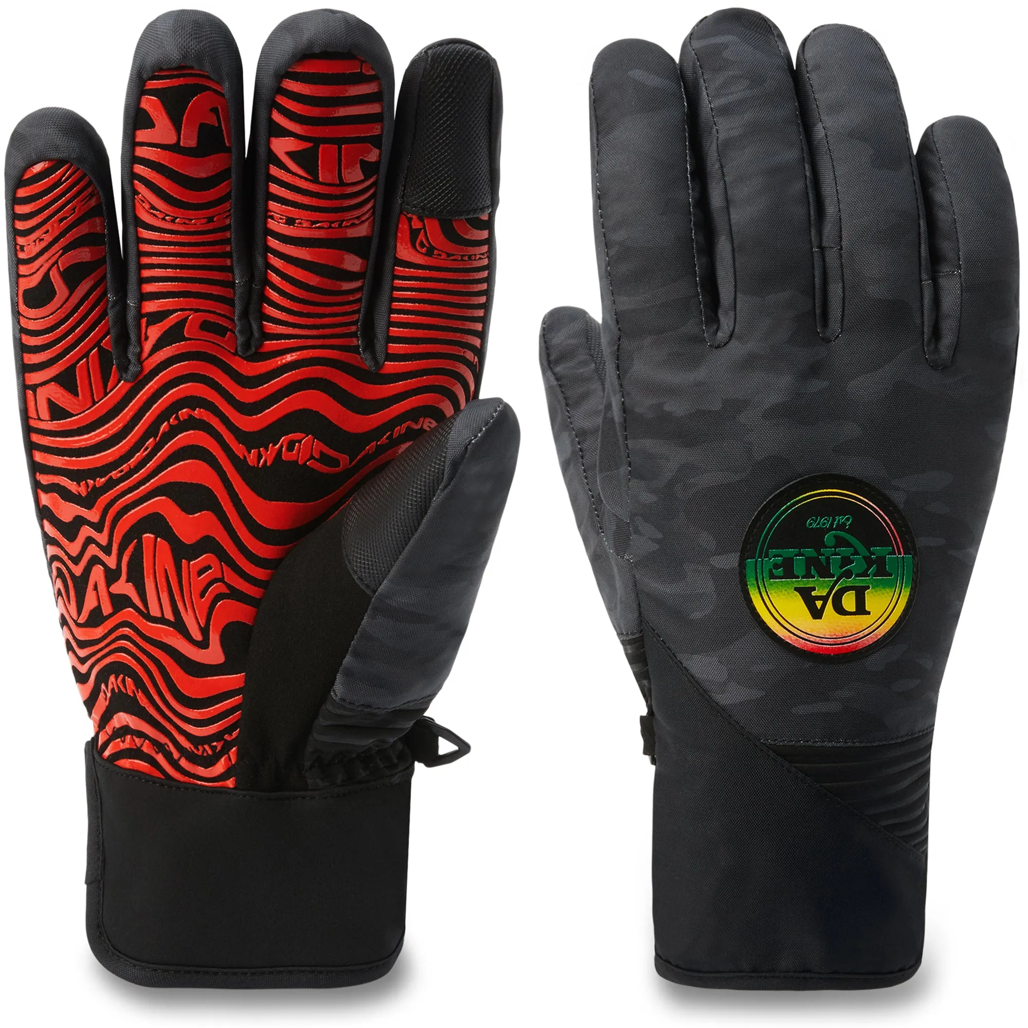 Crossfire Short Glove  - Black Vintage Camo sold by Dakine product image thumbnail 3