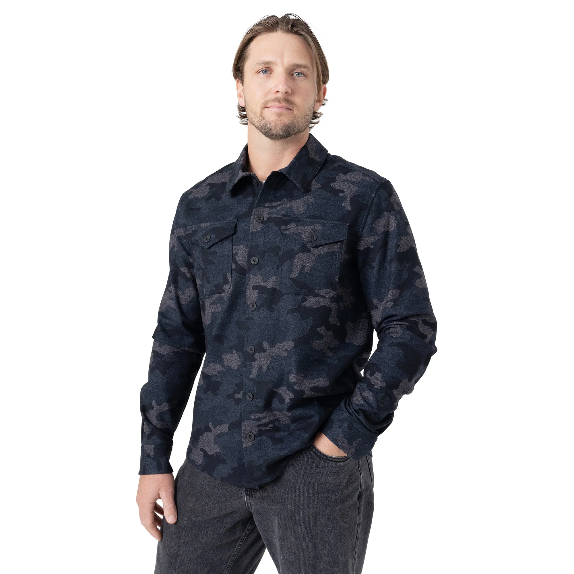 Explorer Button Down Overshirt - Camo sold by Dakine product image thumbnail 2