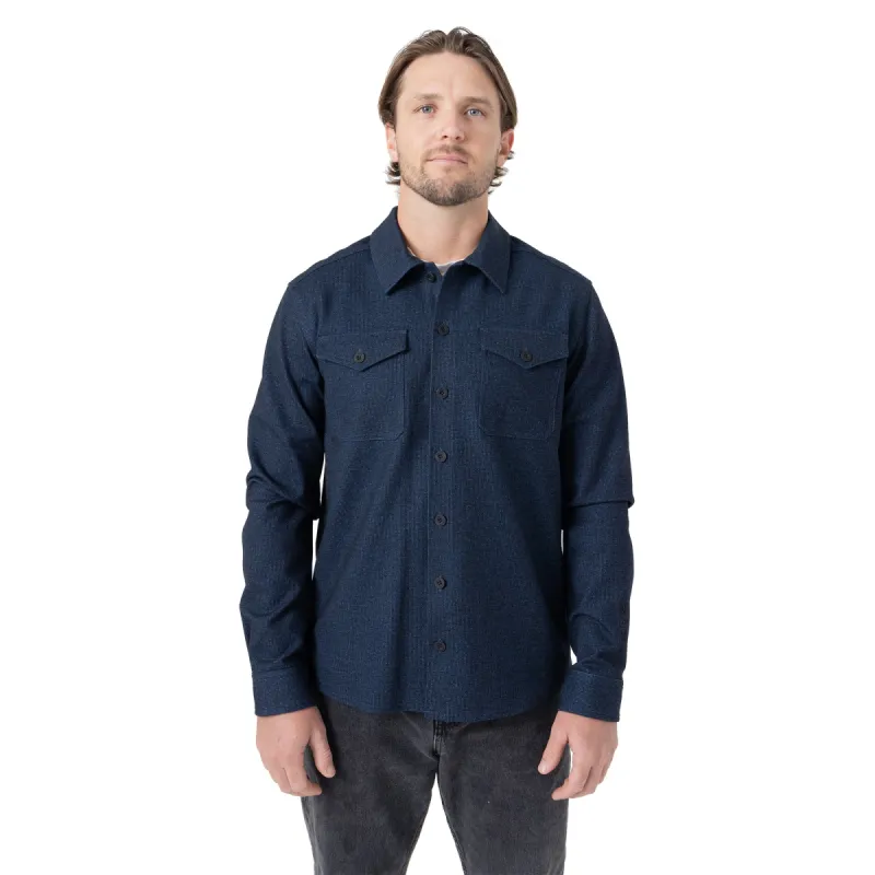 Explorer Button Down Overshirt - Navy sold by Dakine