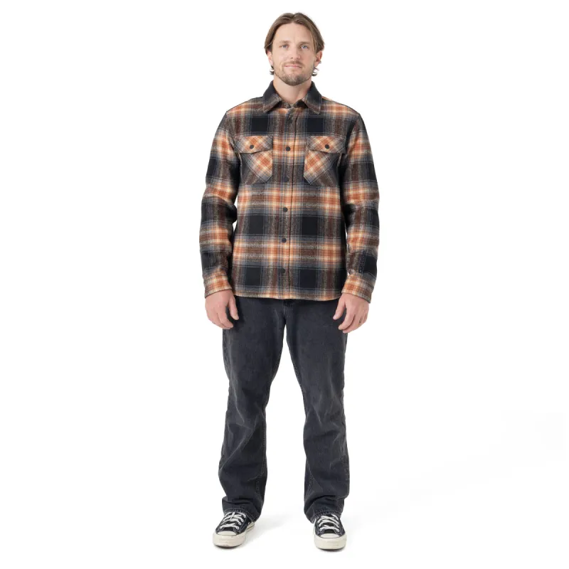 Front Snap Fleece Jacket - Orange Plaid sold by Dakine