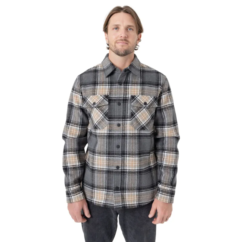 Front Snap Fleece Jacket - Greypld sold by Dakine