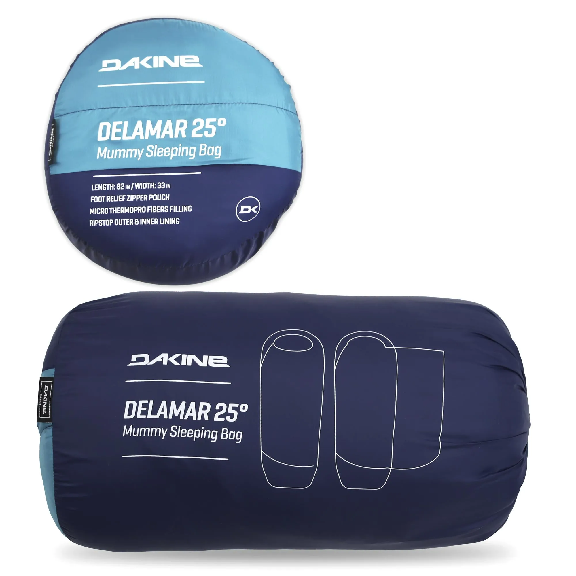 Delamar 25 Series Sleeping Bag - Navy sold by Dakine product image thumbnail 5