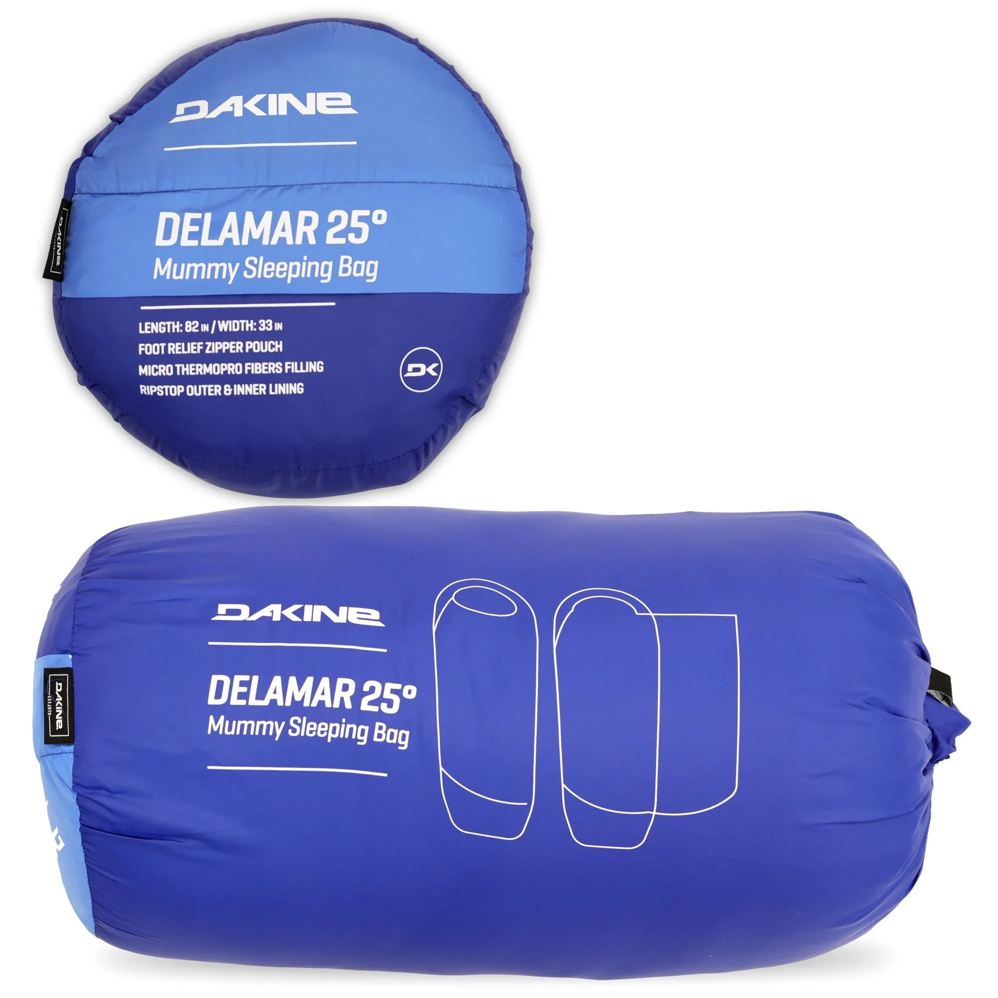 Delamar 25 Series Sleeping Bag - Blue / Yellow sold by Dakine product image thumbnail 5