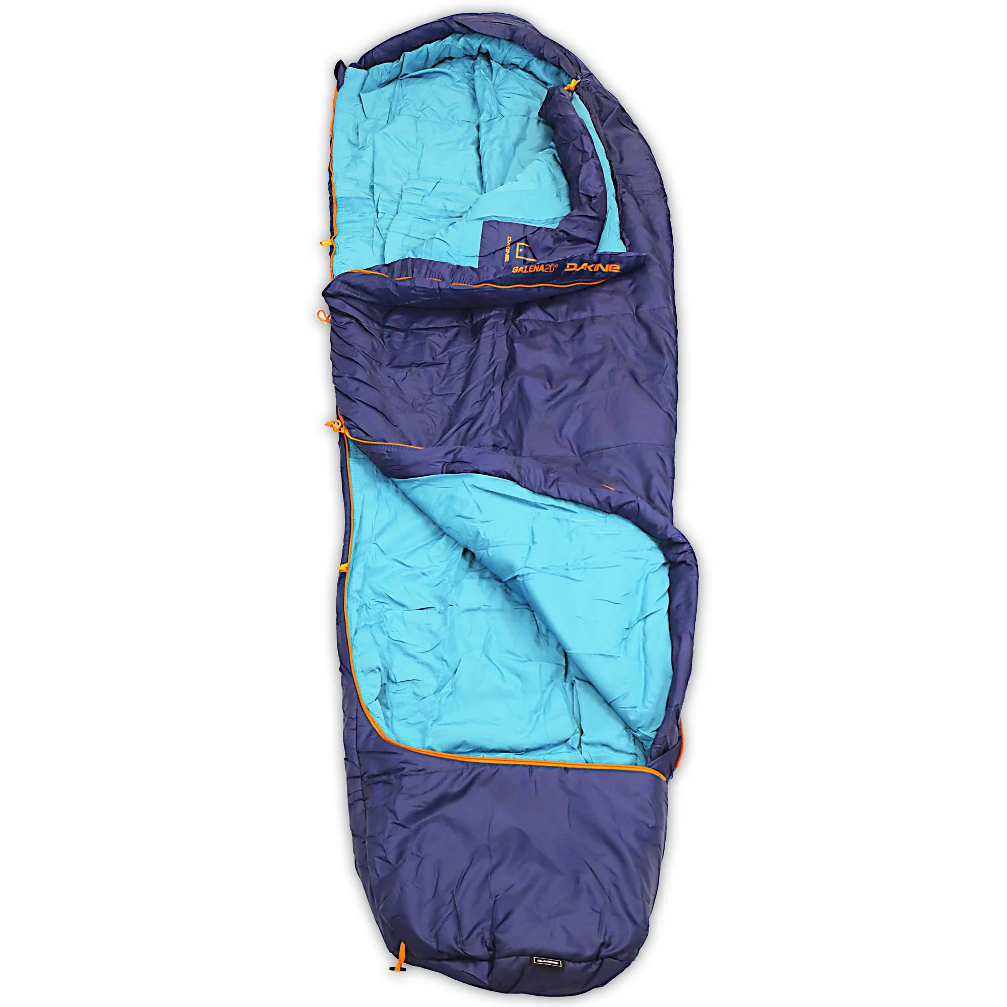 Galena 20 Series Sleeping Bag - Naval/Vibrant Orange sold by Dakine product image thumbnail 4