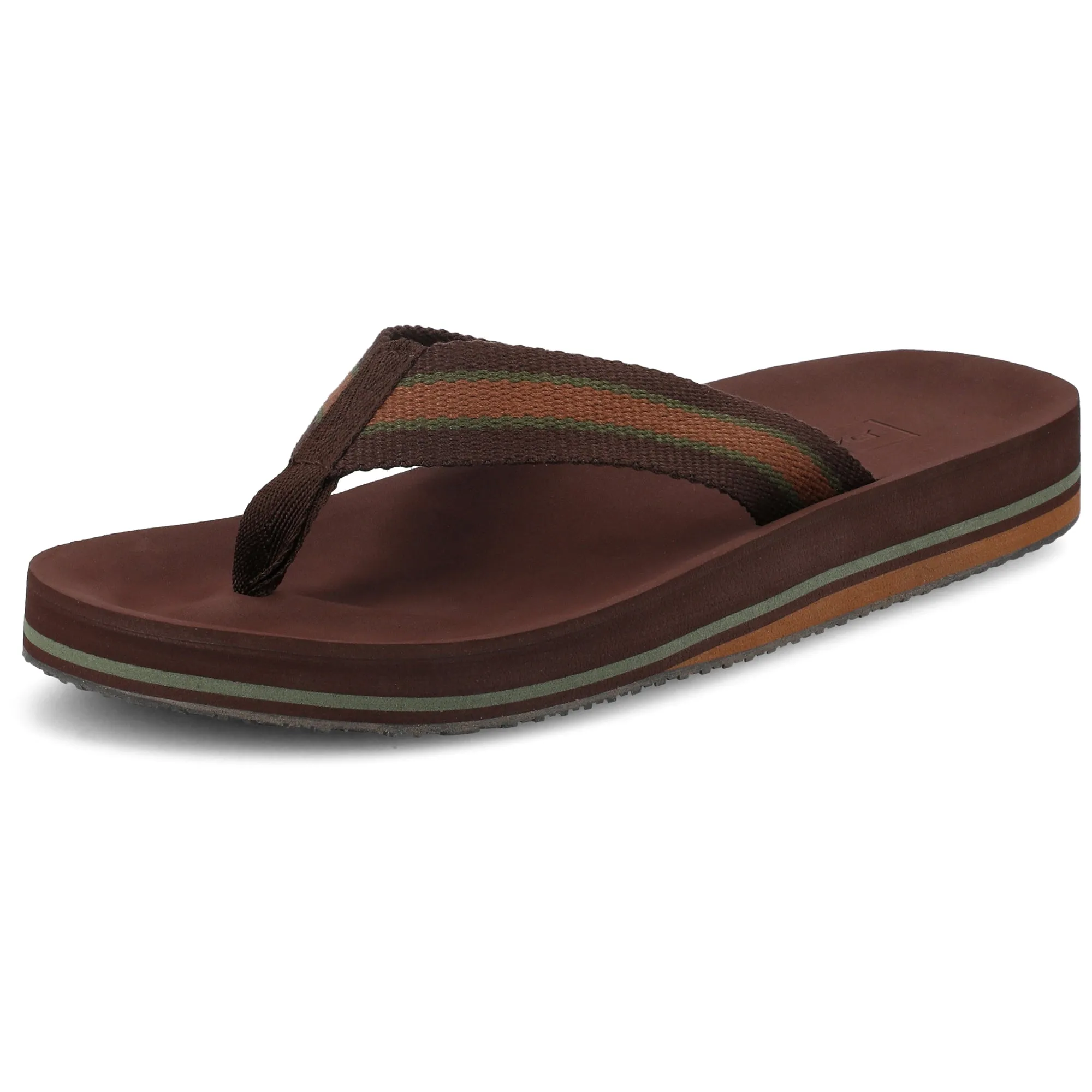 Rockoe Men's Flip Flop Thong - Chocolate sold by Dakine