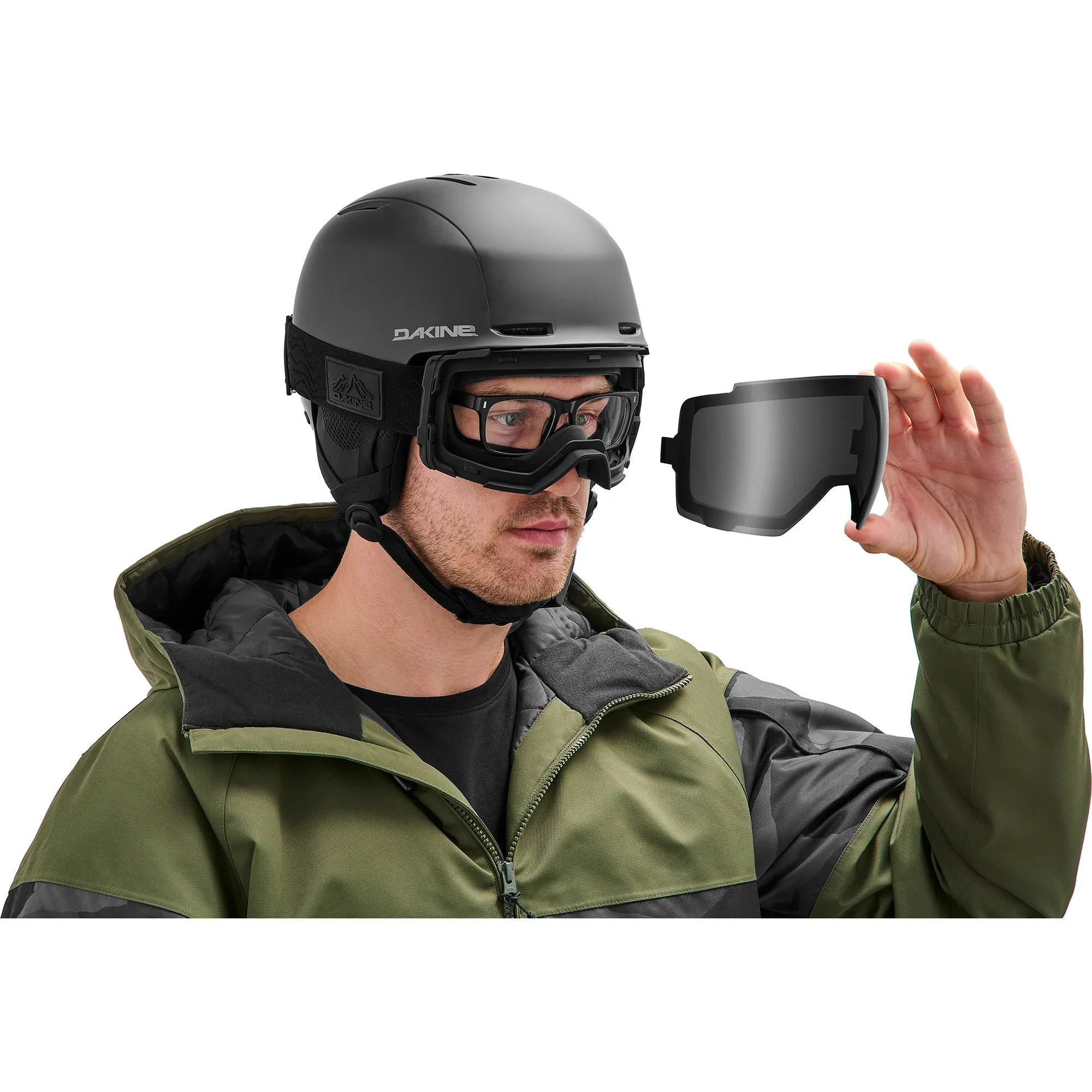 Domain Snow Goggle Plus - Black DK/Black/Plus Storm Yellow sold by Dakine product image thumbnail 5