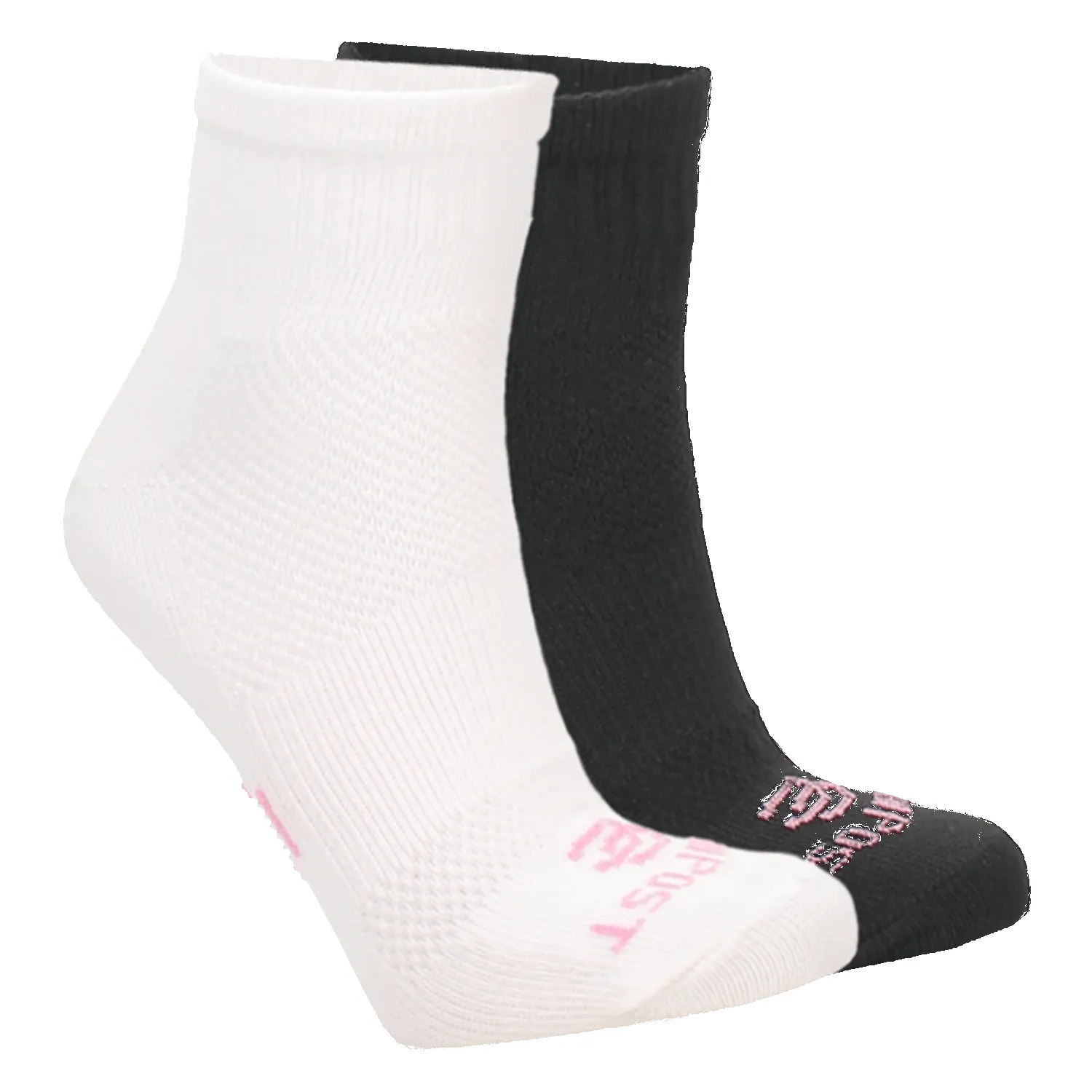 WOMEN'S QUARTERS LITE BLACK SOCKS sold by Dan Post