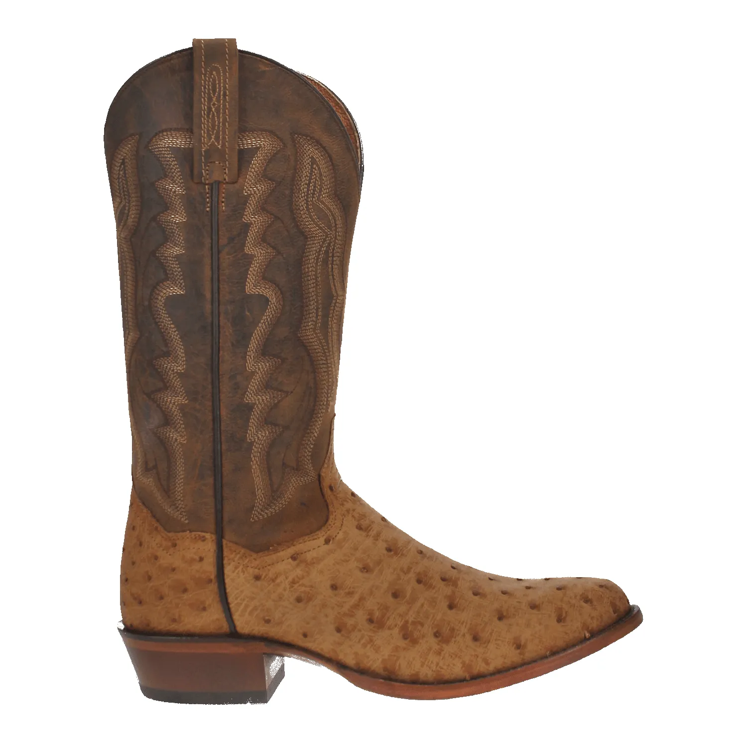 GEHRIG FULL QUILL OSTRICH BOOT sold by Dan Post product image thumbnail 2