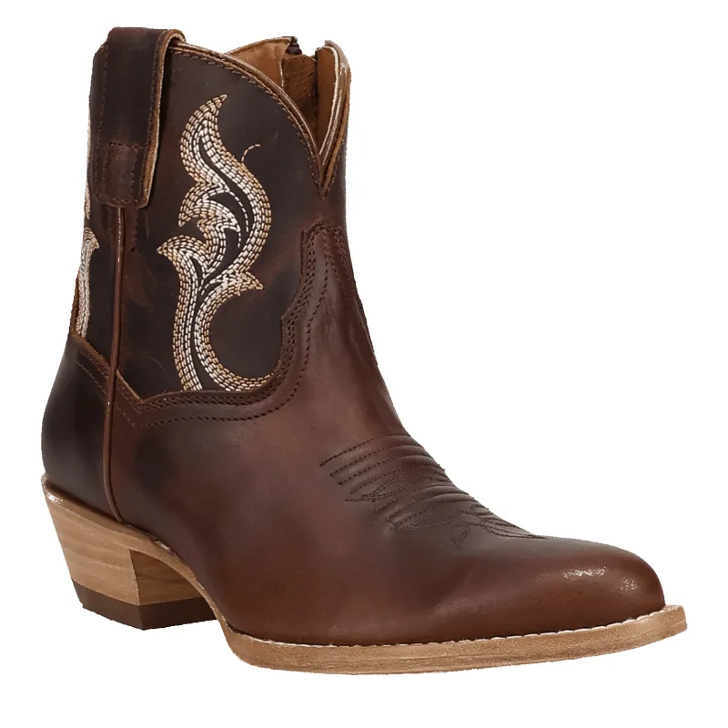 RUSTIC CHARM LEATHER BOOTIE sold by Dan Post