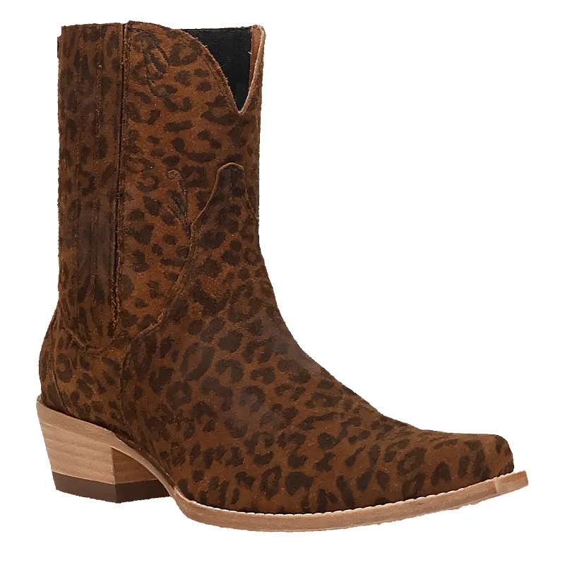 FERAL SUEDE LEATHER BOOTIE made by Dan Post