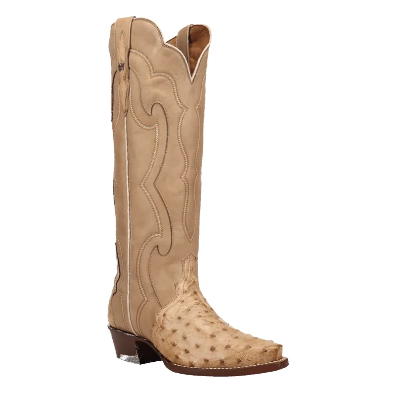 MARAVILLA FULL OSTRICH BOOT made by Dan Post