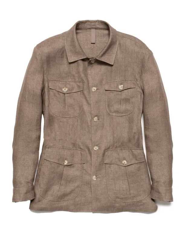 Veste Safari en Lin made by Formen's