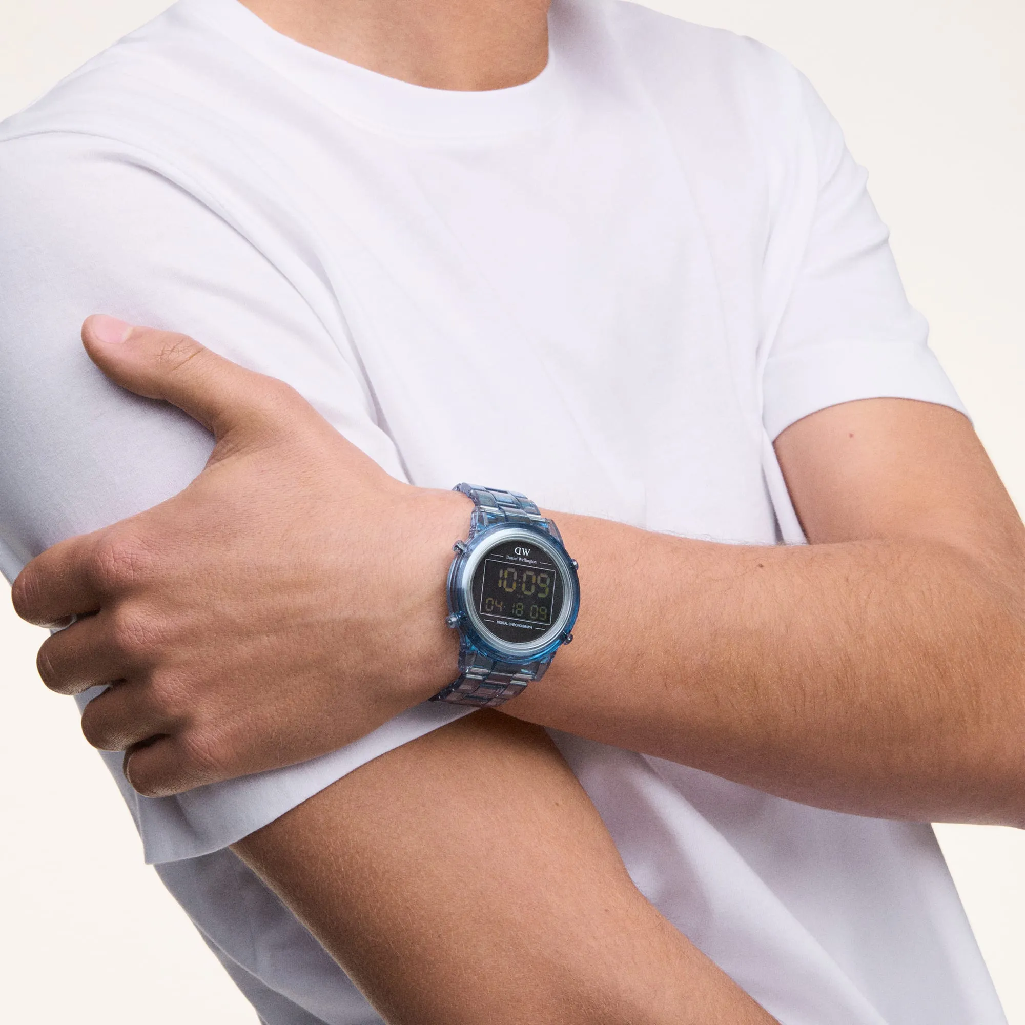 Retro Digital Light Blue Light Blue sold by Daniel Wellington product image thumbnail 2