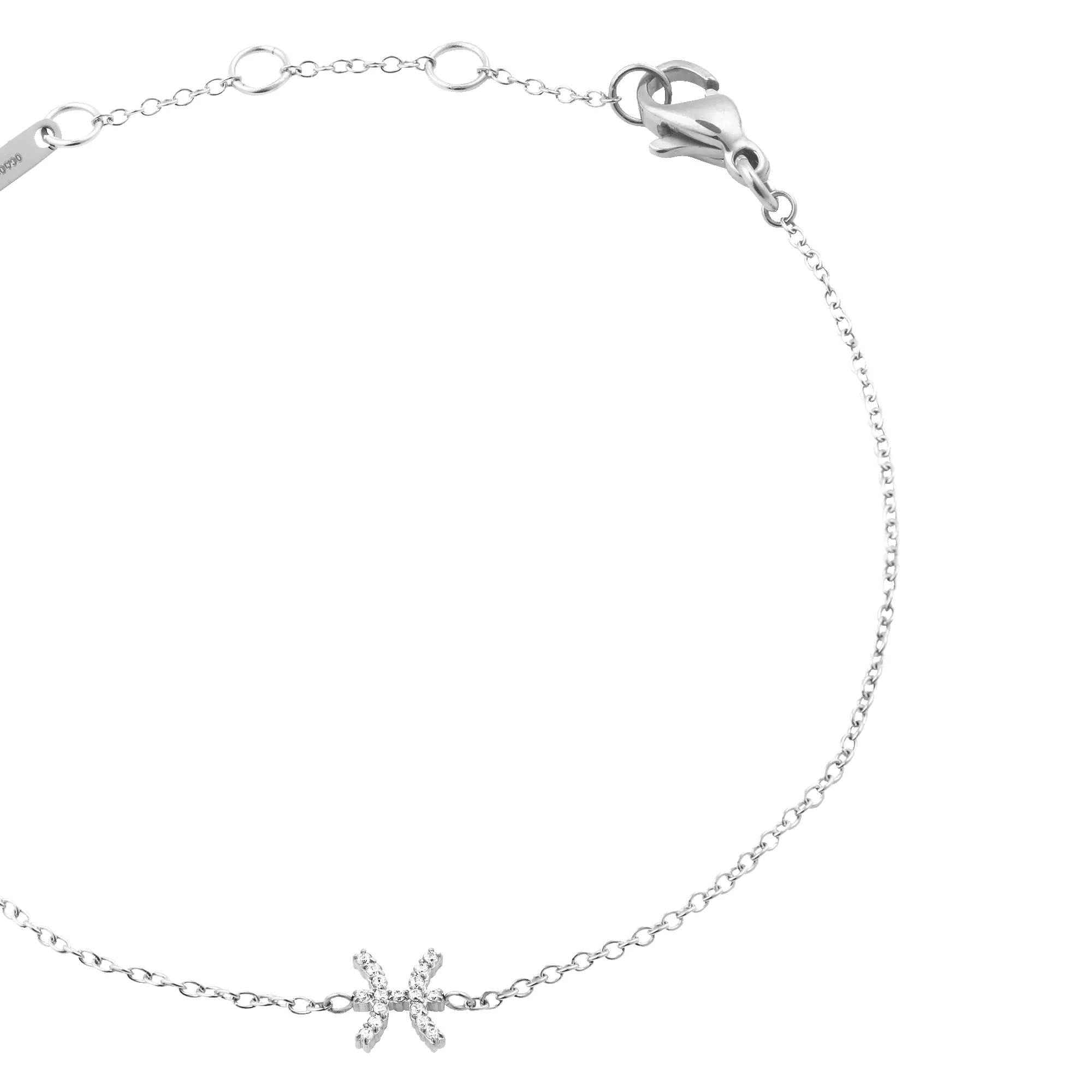 Crystal Zodiac Chain Bracelet Silver sold by Daniel Wellington product image thumbnail 3