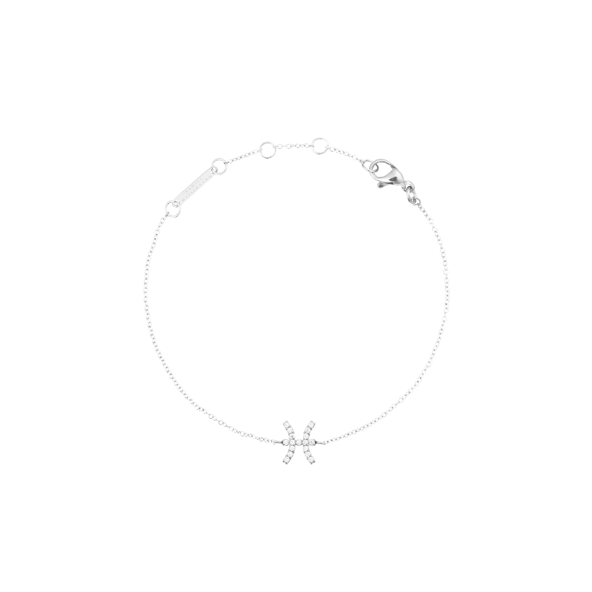 Crystal Zodiac Chain Bracelet Silver sold by Daniel Wellington