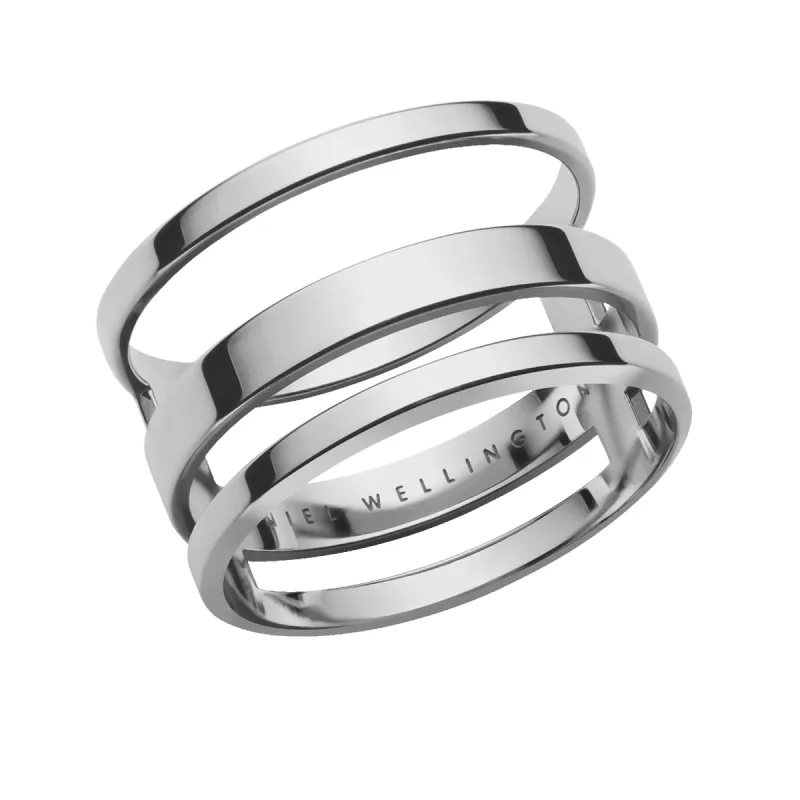 Elan Triad Ring Silver sold by Daniel Wellington