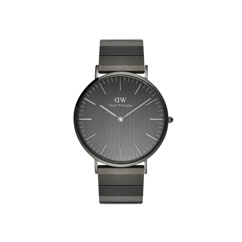 Classic Piano Link Graphite Unitone sold by Daniel Wellington