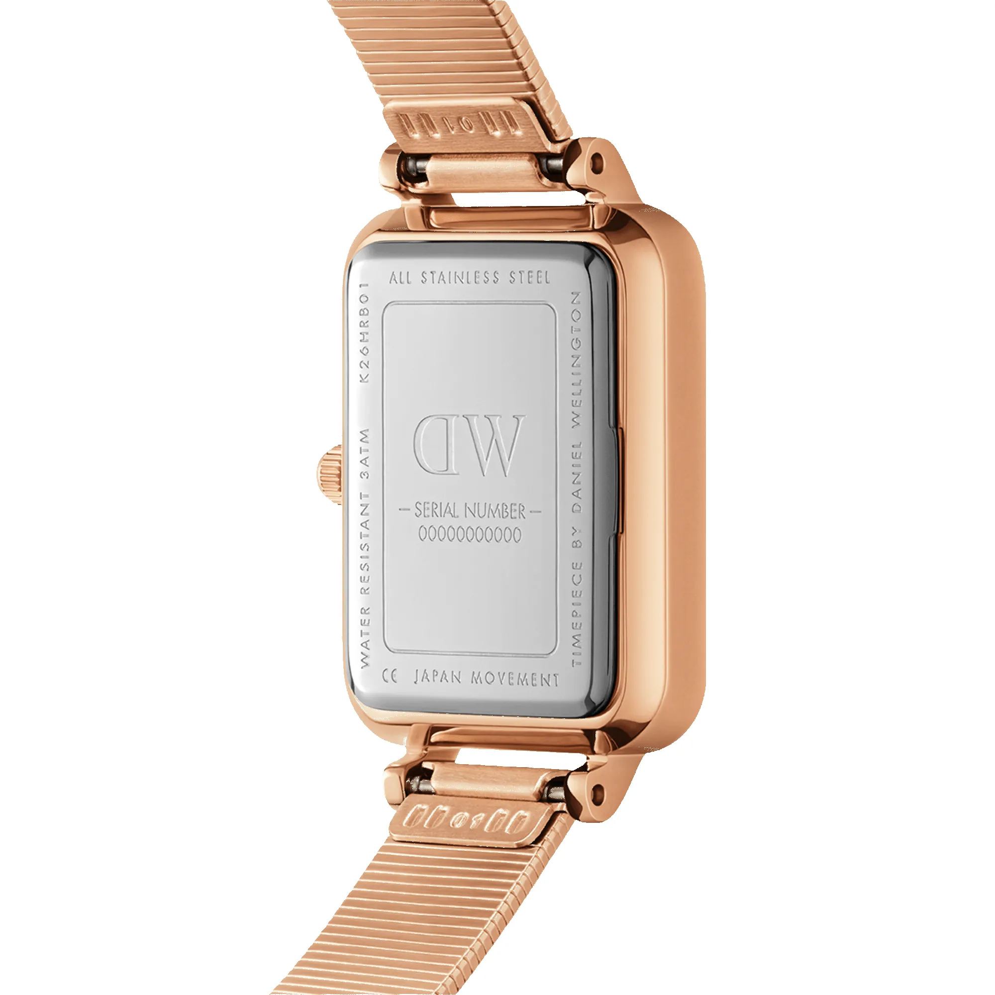 Quadro Lumine Pressed Piano White MoP Rose Gold sold by Daniel Wellington product image thumbnail 3