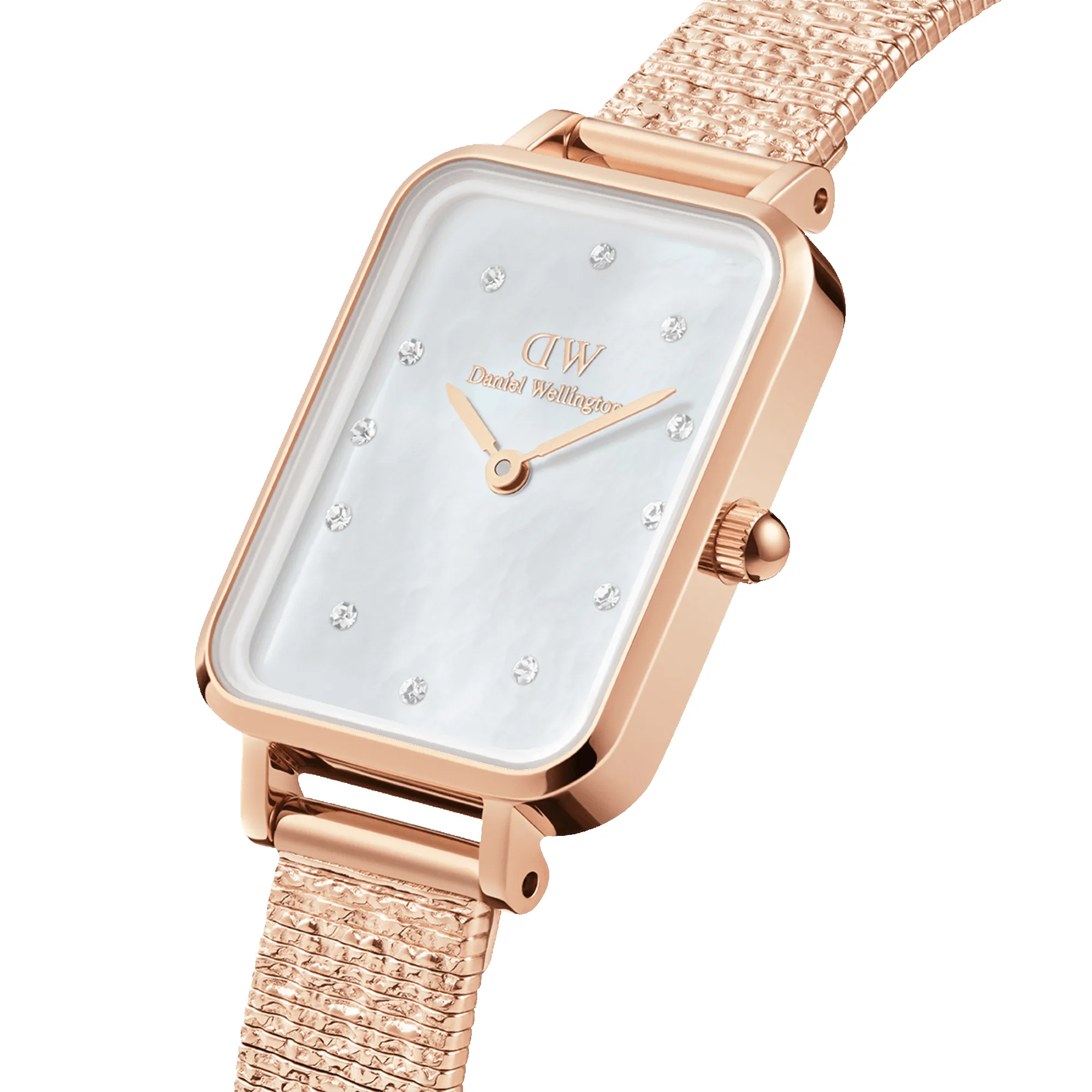 Quadro Lumine Pressed Piano White MoP Rose Gold sold by Daniel Wellington product image thumbnail 2