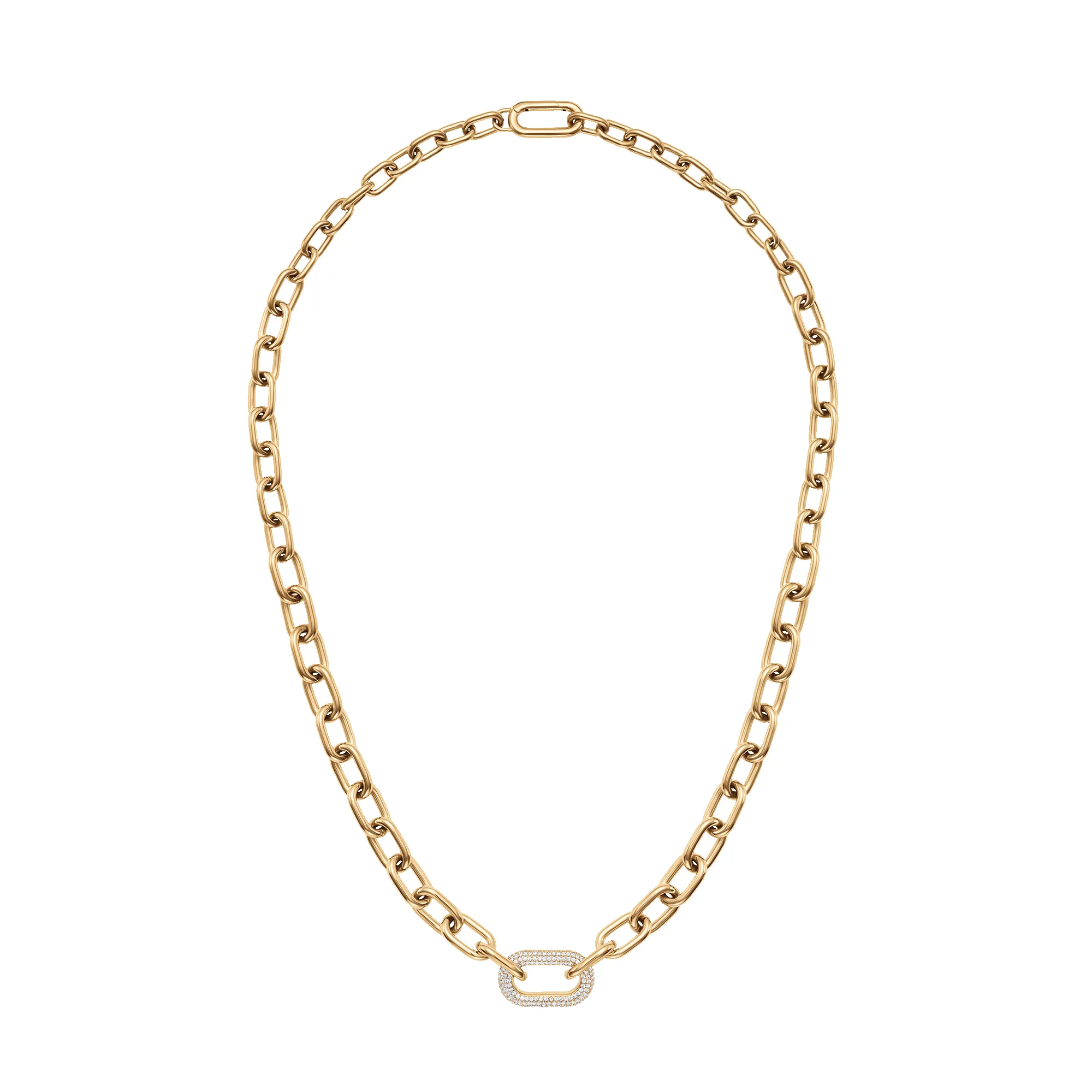 Crystal Link Necklace Gold sold by Daniel Wellington