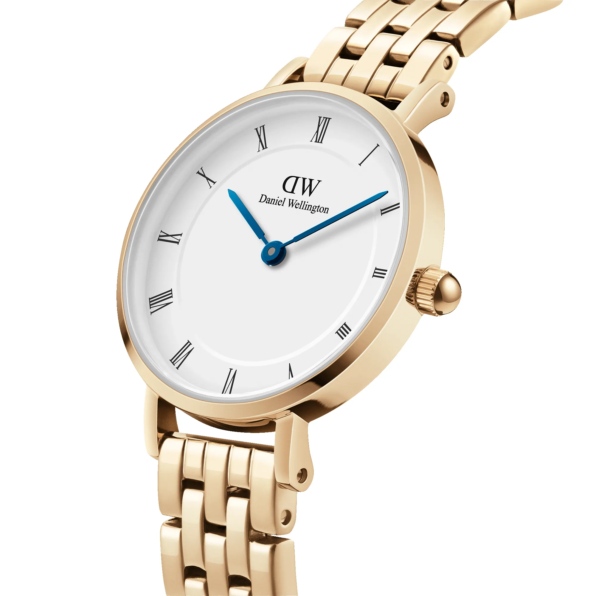 Petite Roman Numerals 5-Link Gold sold by Daniel Wellington product image thumbnail 3