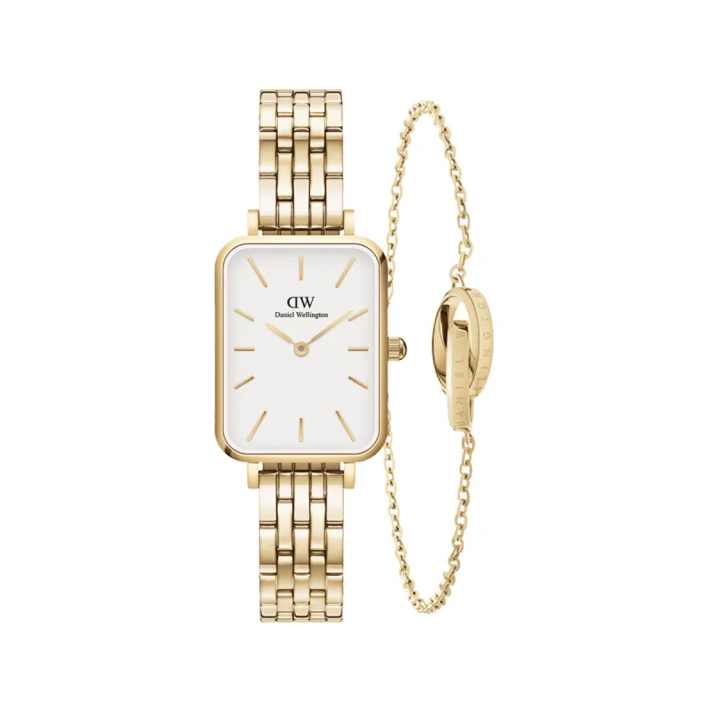 Quadro 5-Link Evergold & Elan Unity Bracelet sold by Daniel Wellington
