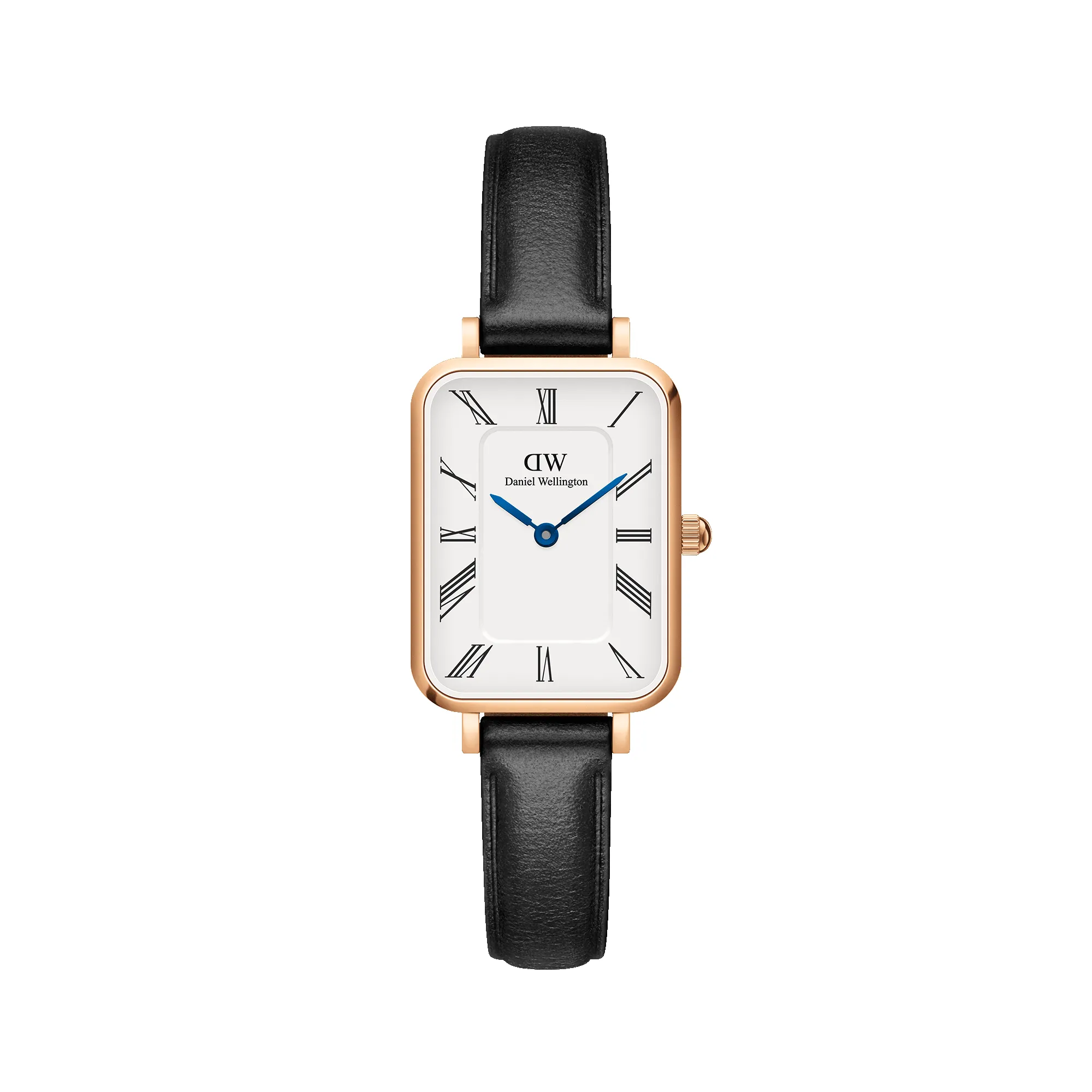 Quadro Roman Numerals Sheffield Rose Gold sold by Daniel Wellington