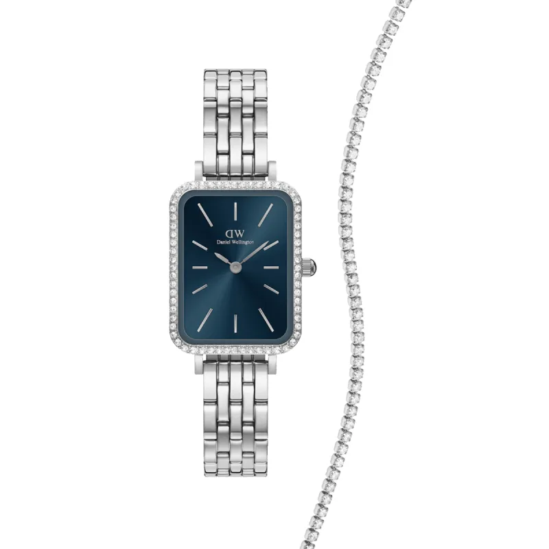 Quadro Bezel Arctic & Tennis Bracelet S sold by Daniel Wellington