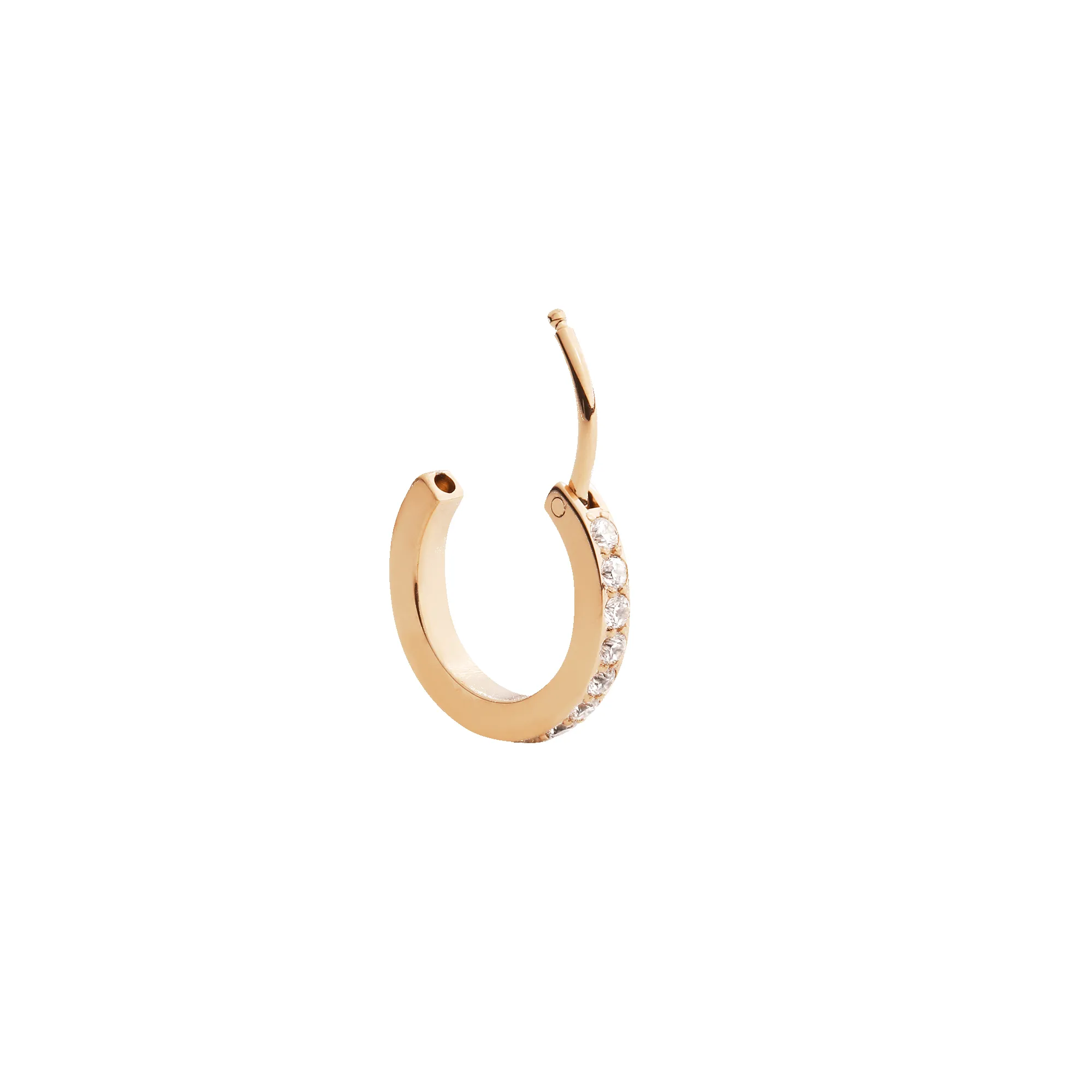 Crystal Hoop Earring Gold sold by Daniel Wellington product image thumbnail 3