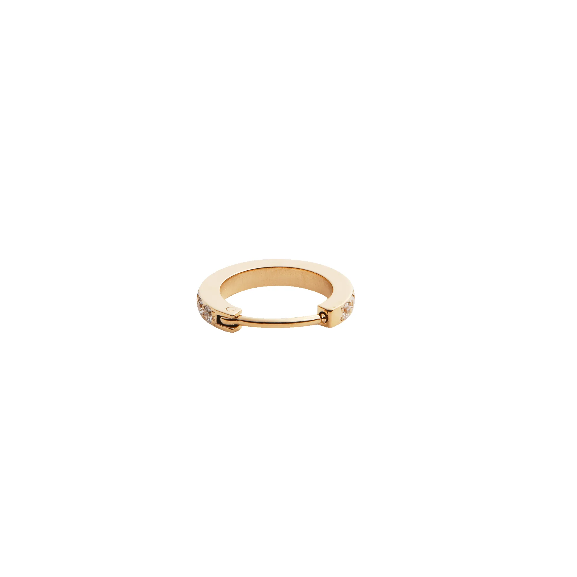 Crystal Hoop Earring Gold sold by Daniel Wellington product image thumbnail 4