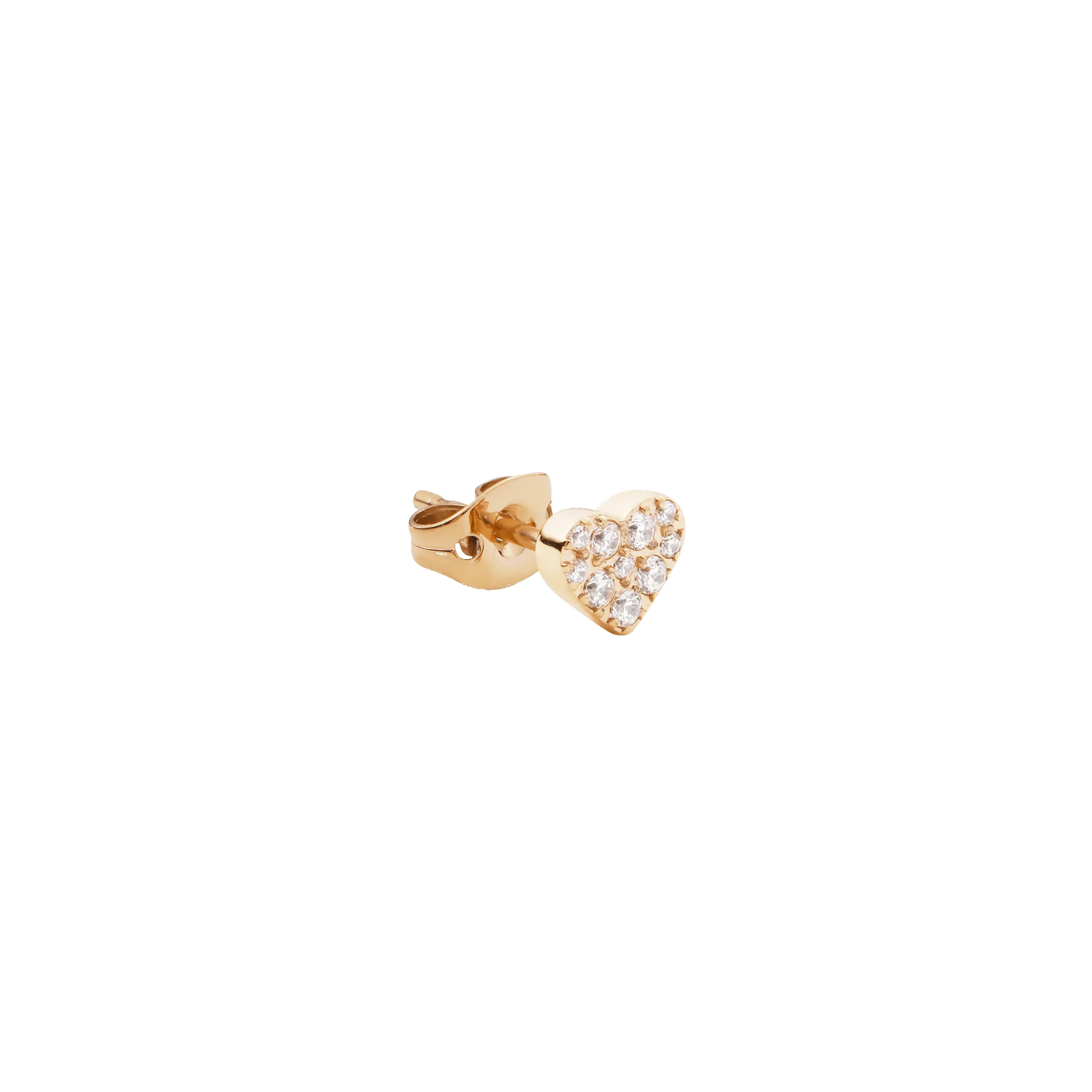 Crystal Heart Stud Gold sold by Daniel Wellington product image thumbnail 3