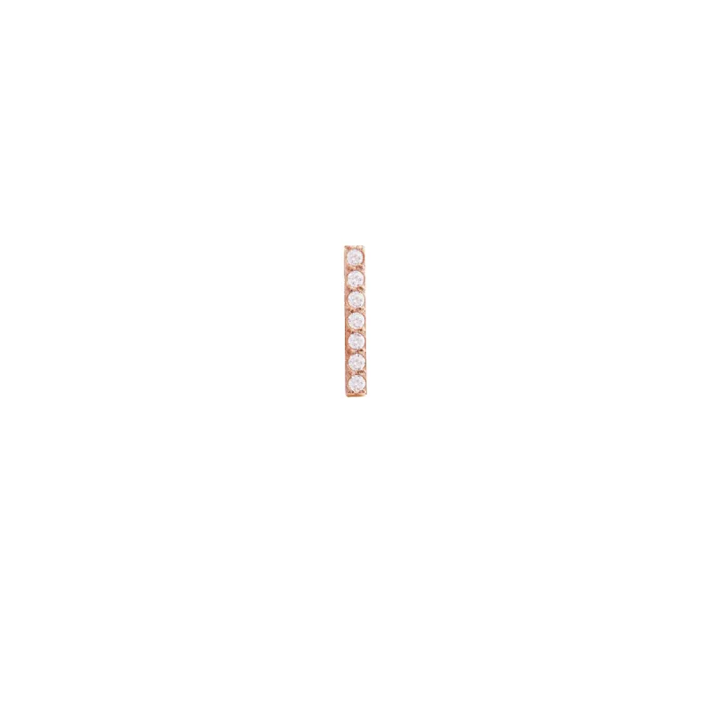 Crystal Bar Stud Rose Gold sold by Daniel Wellington