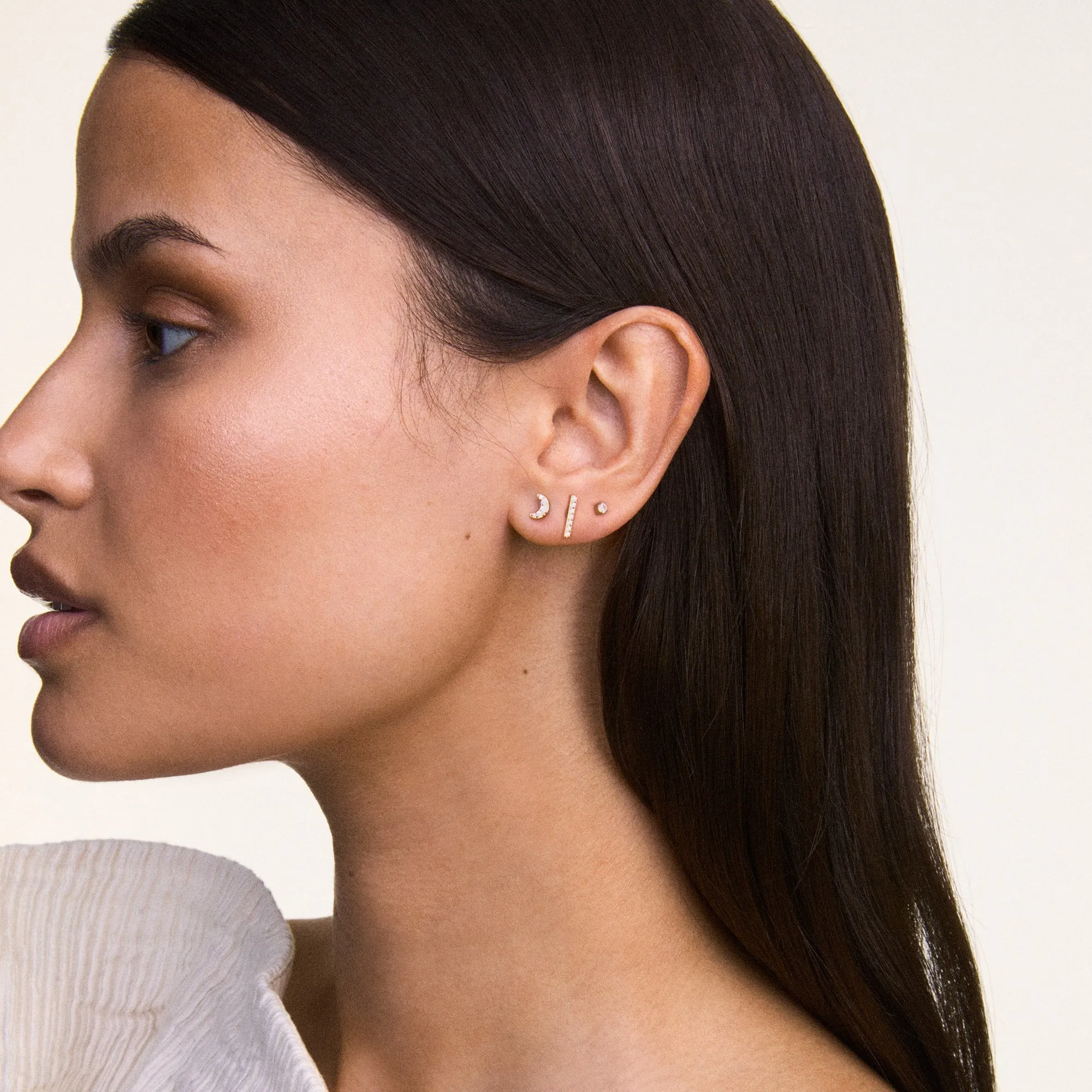 Crystal Bar Stud Rose Gold sold by Daniel Wellington product image thumbnail 2