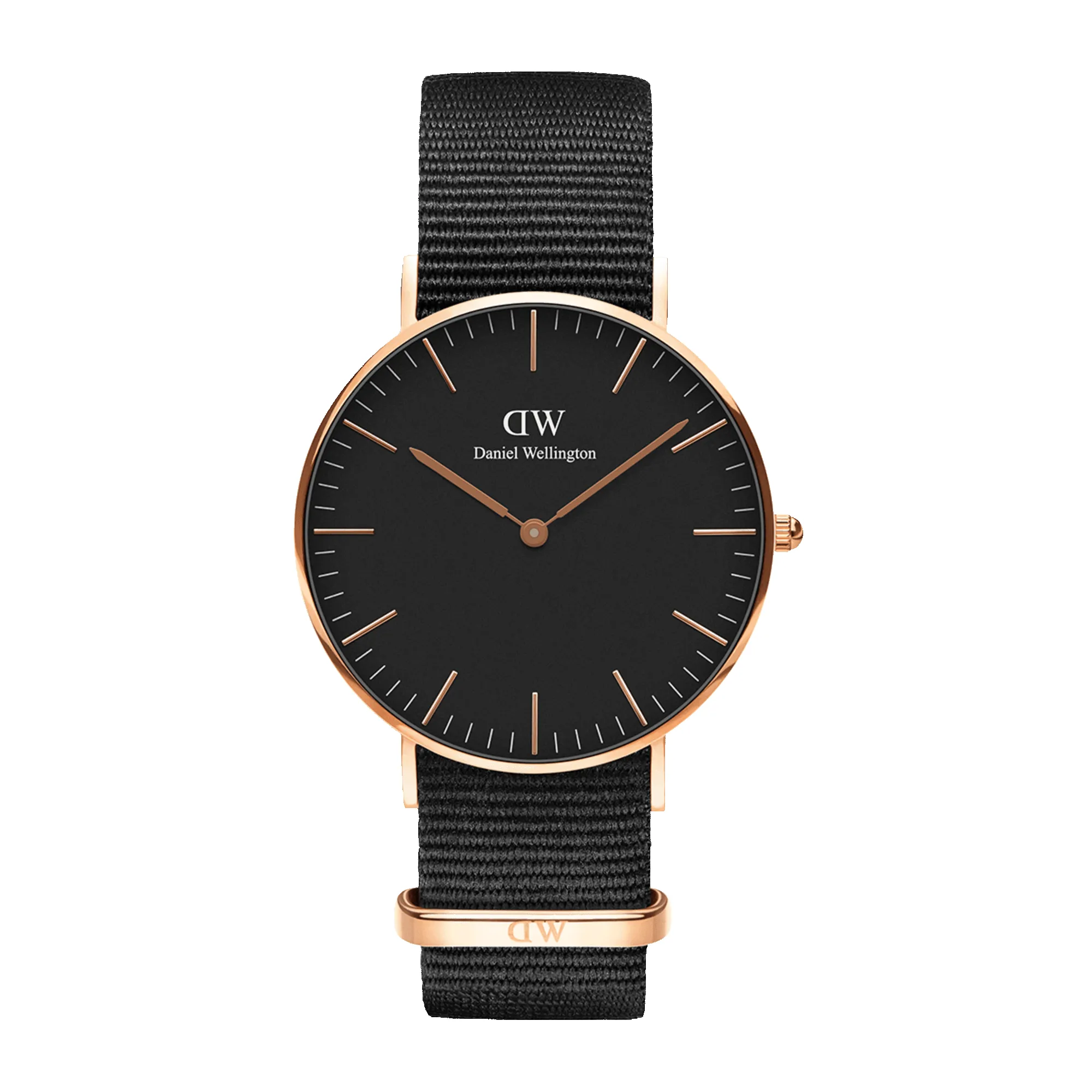 Classic Cornwall Black Rose Gold sold by Daniel Wellington