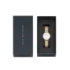 Petite Lumine Pressed Piano White MoP Gold sold by Daniel Wellington