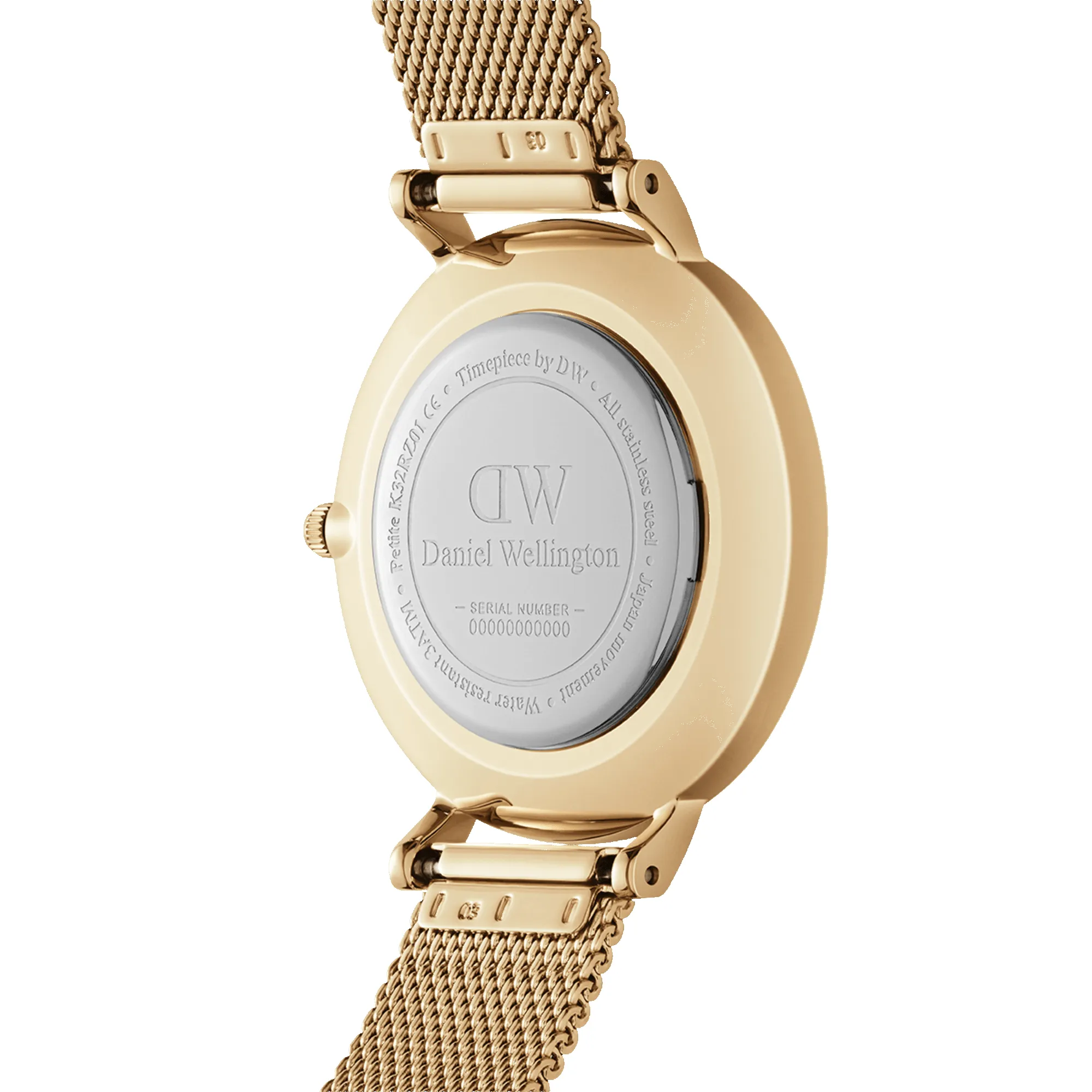 Petite Lumine Pressed Piano Black MoP Gold sold by Daniel Wellington product image thumbnail 3