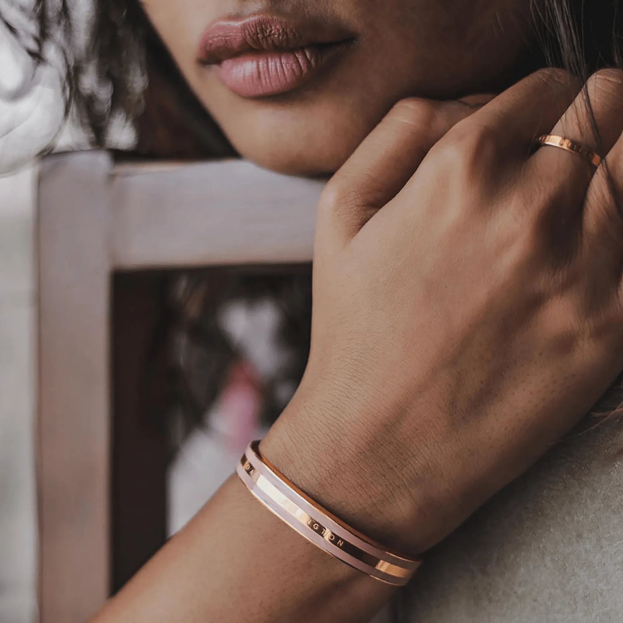 Emalie Bracelet Dusty Rose Rose Gold sold by Daniel Wellington product image thumbnail 2