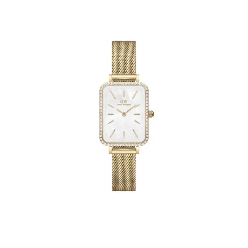 Quadro Lumine Bezel Evergold MOP sold by Daniel Wellington