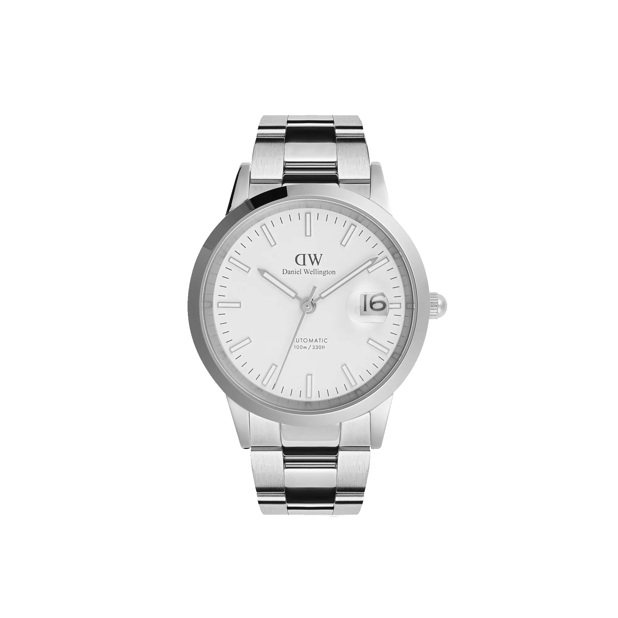 Iconic Link Automatic Silver sold by Daniel Wellington
