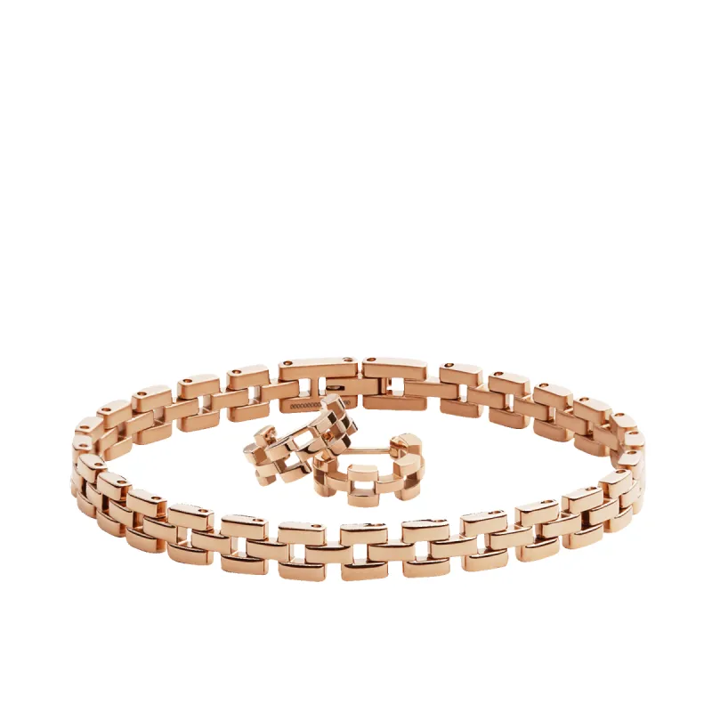 Crystal Link Set Rose Gold made by Daniel Wellington