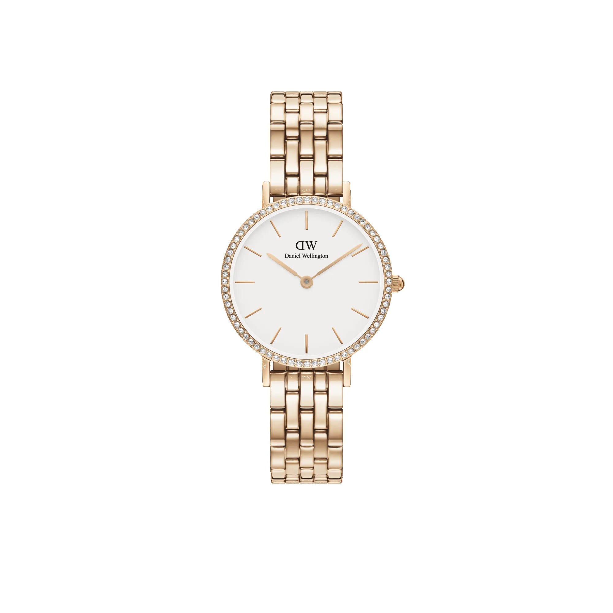 Petite Lumine Bezel 5-Link Melrose sold by Daniel Wellington
