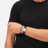 Bound Black Crocodile Silver sold by Daniel Wellington