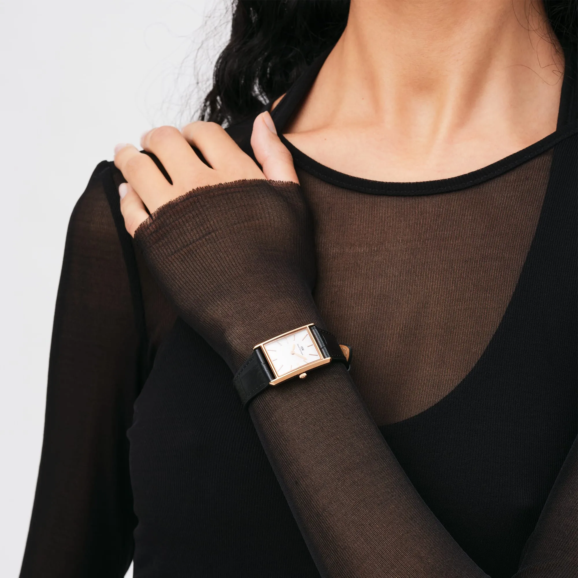 Bound Black Crocodile Rose Gold sold by Daniel Wellington product image thumbnail 2