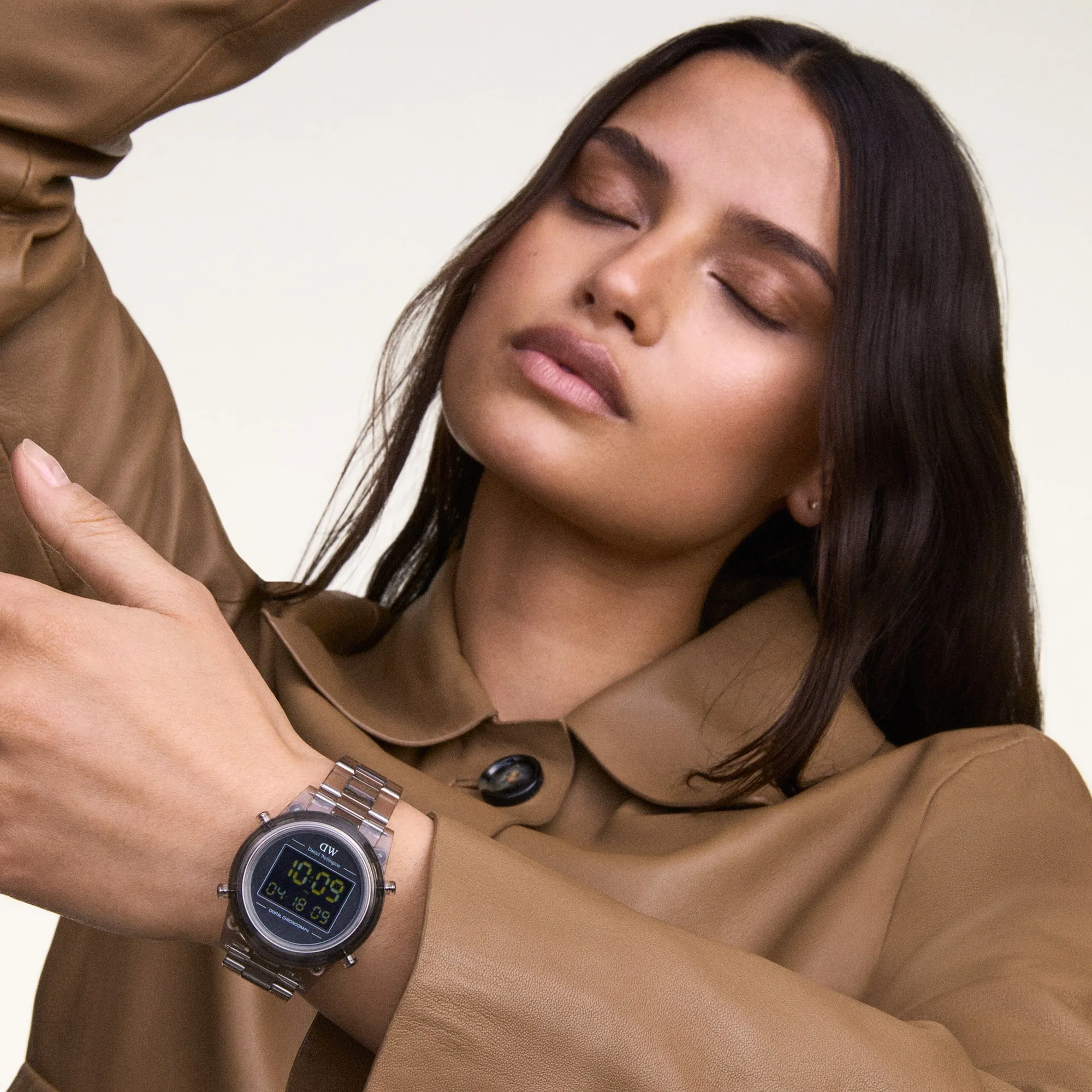 Retro Digital Light Grey Light Grey sold by Daniel Wellington product image thumbnail 2