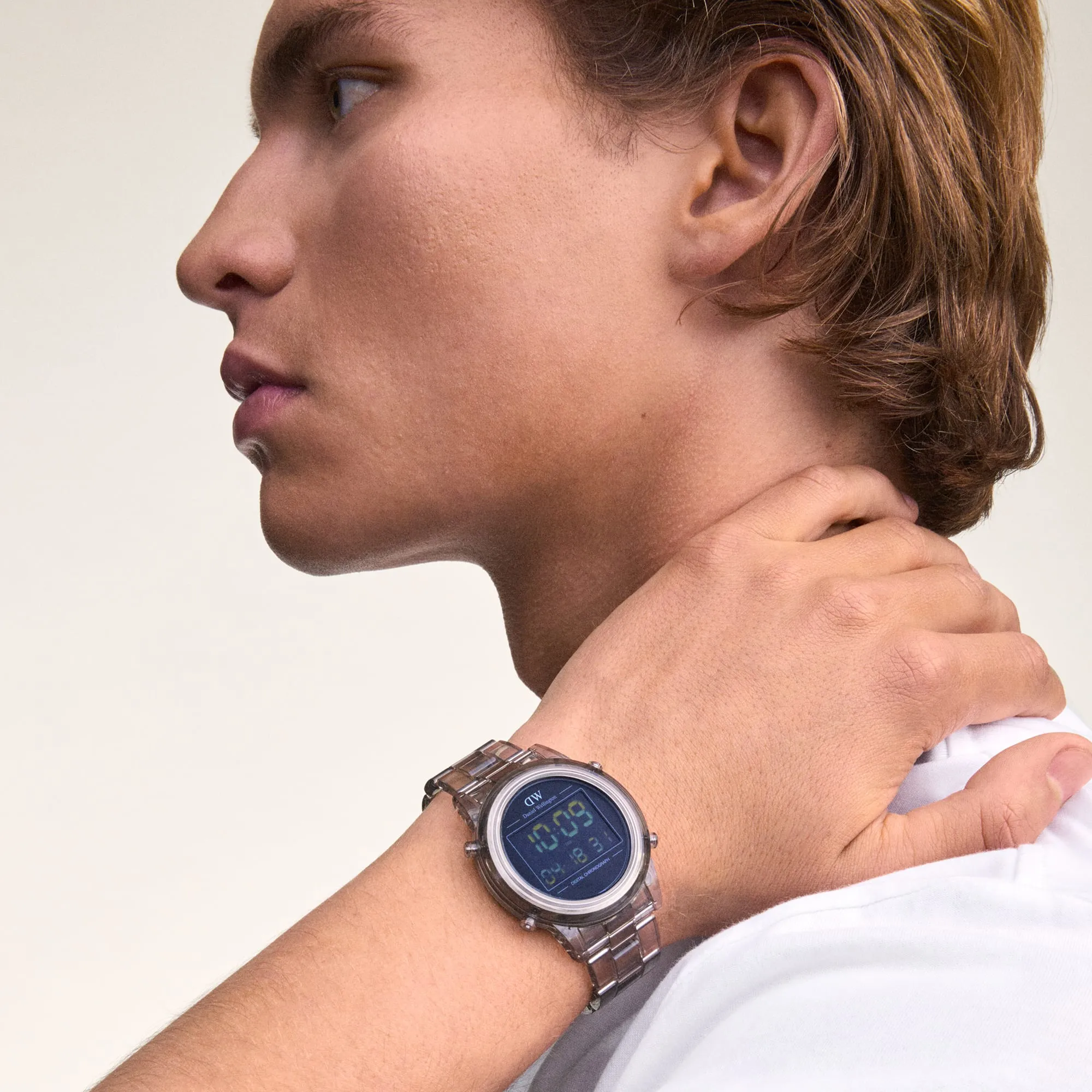 Retro Digital Light Grey Light Grey sold by Daniel Wellington product image thumbnail 3