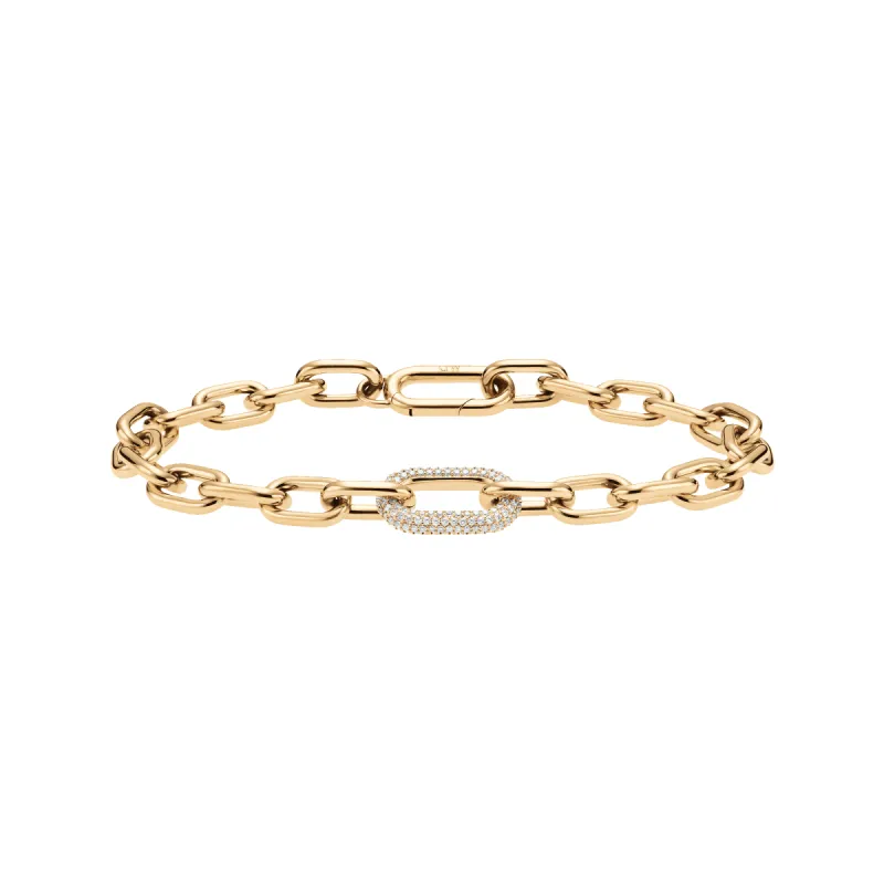 Crystal Link Bracelet Gold sold by Daniel Wellington