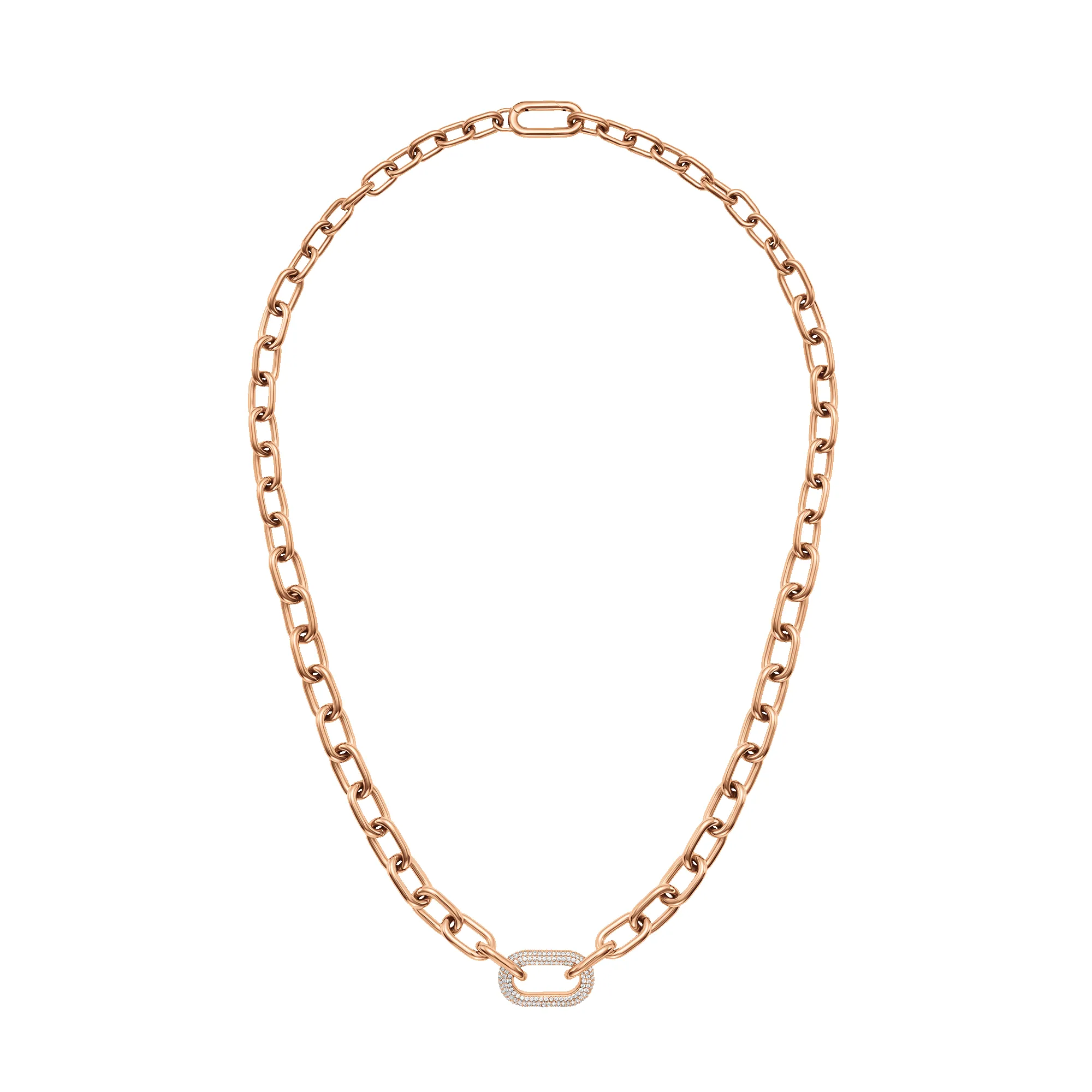 Crystal Link Necklace Rose Gold sold by Daniel Wellington