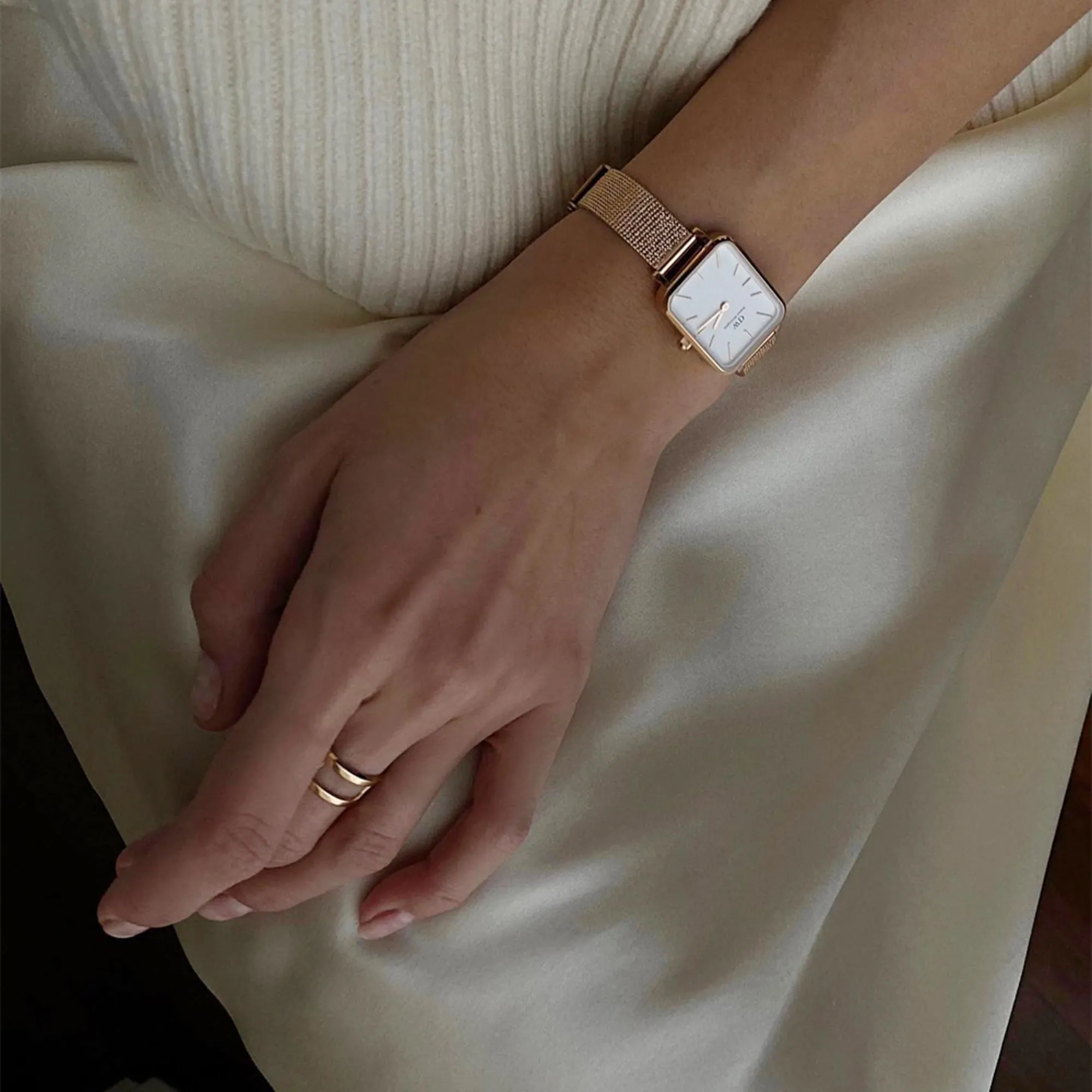 Elan Dual Ring Rose Gold sold by Daniel Wellington product image thumbnail 2